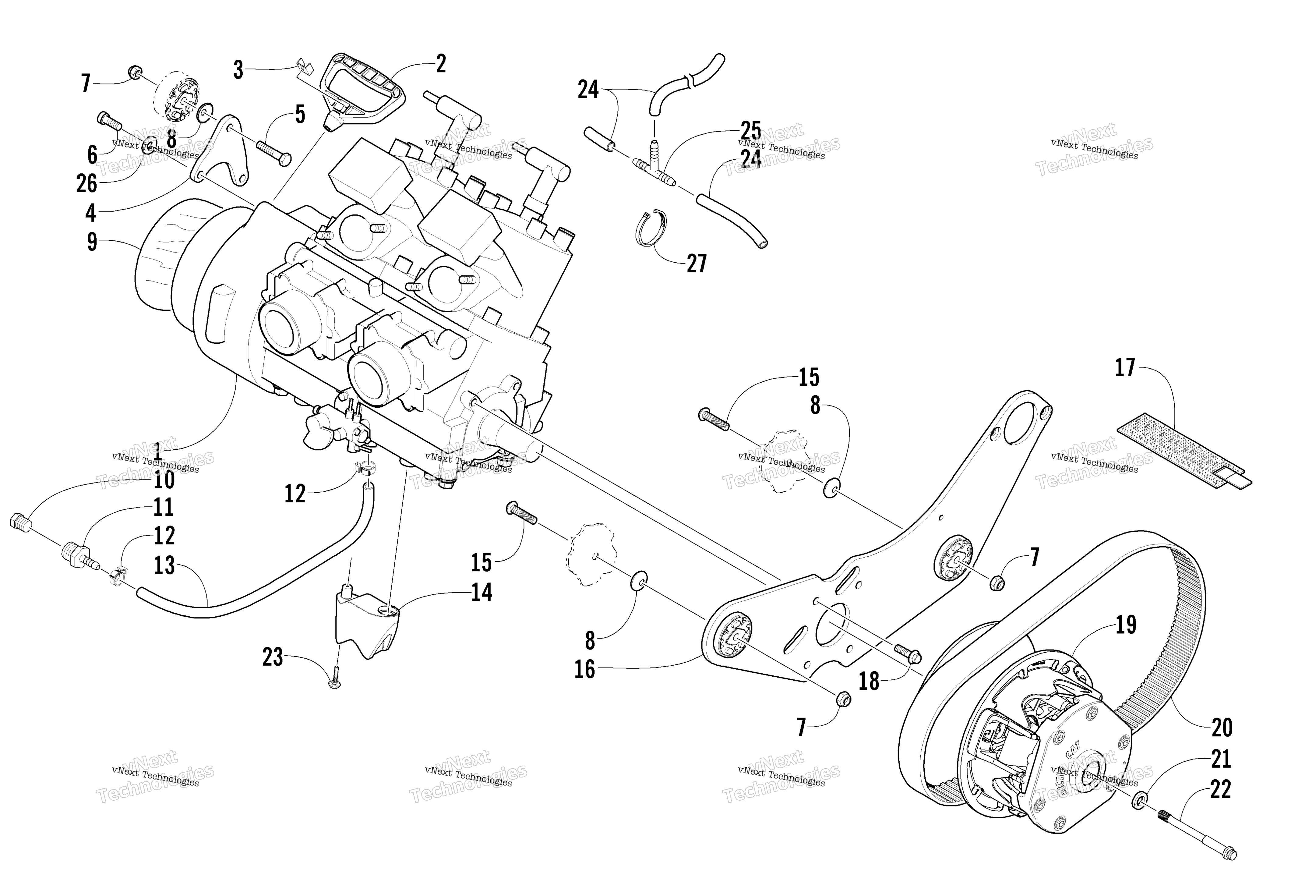 Двигатель And Related Parts