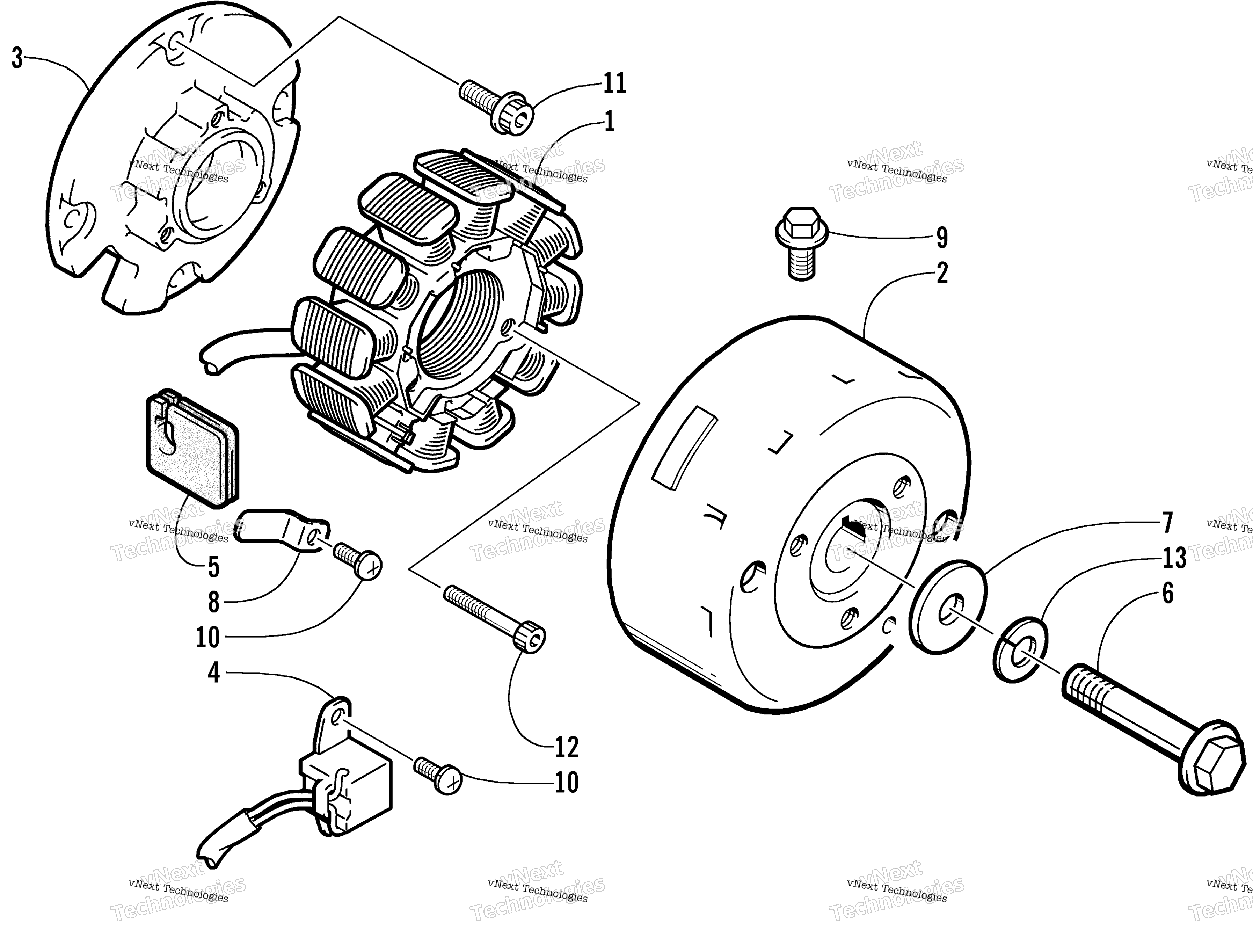 Магнето Assembly
