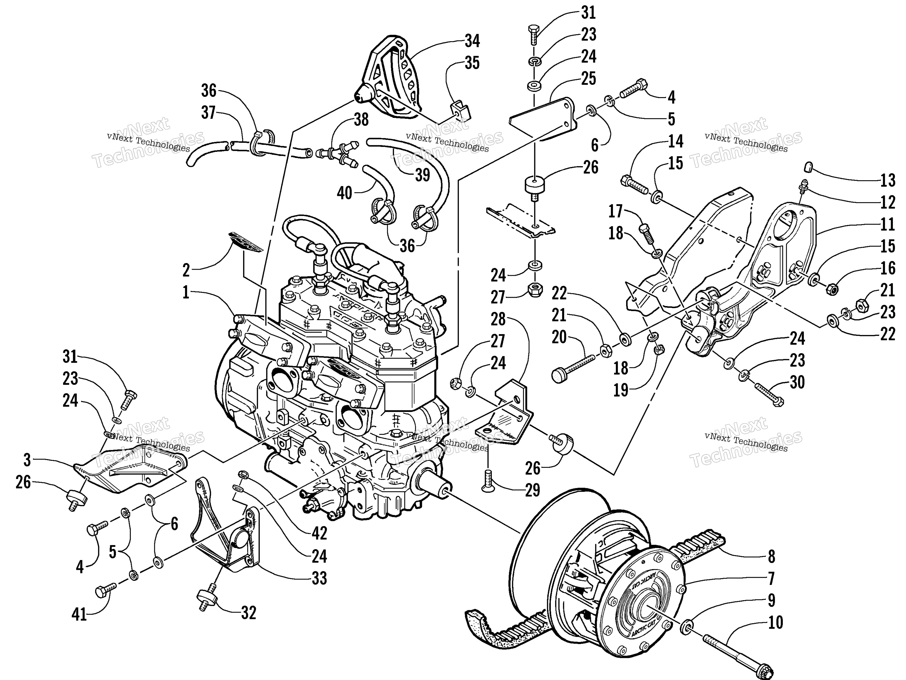 Двигатель And Related Parts