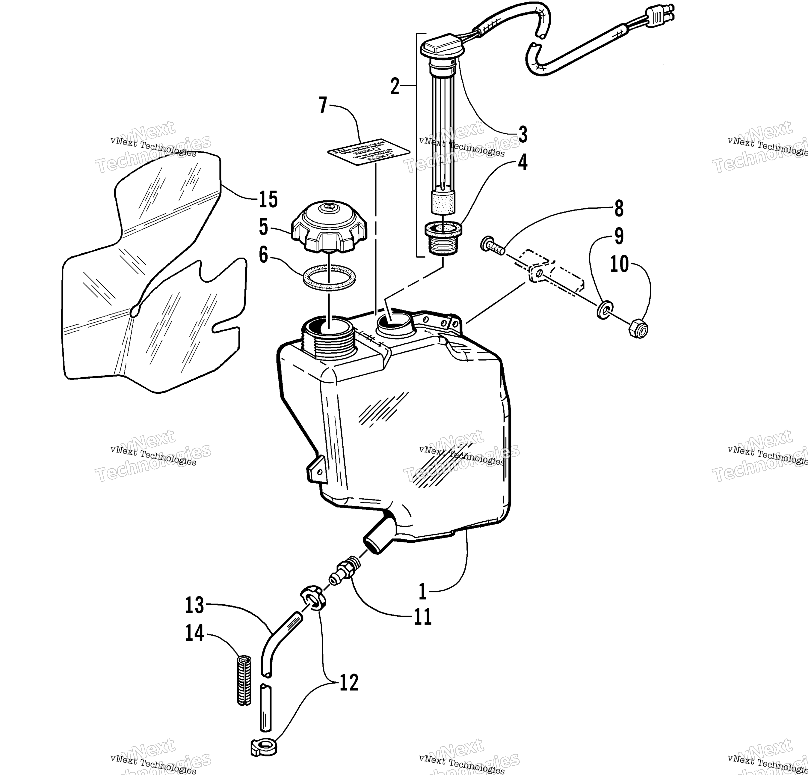 масляный Tank Assembly
