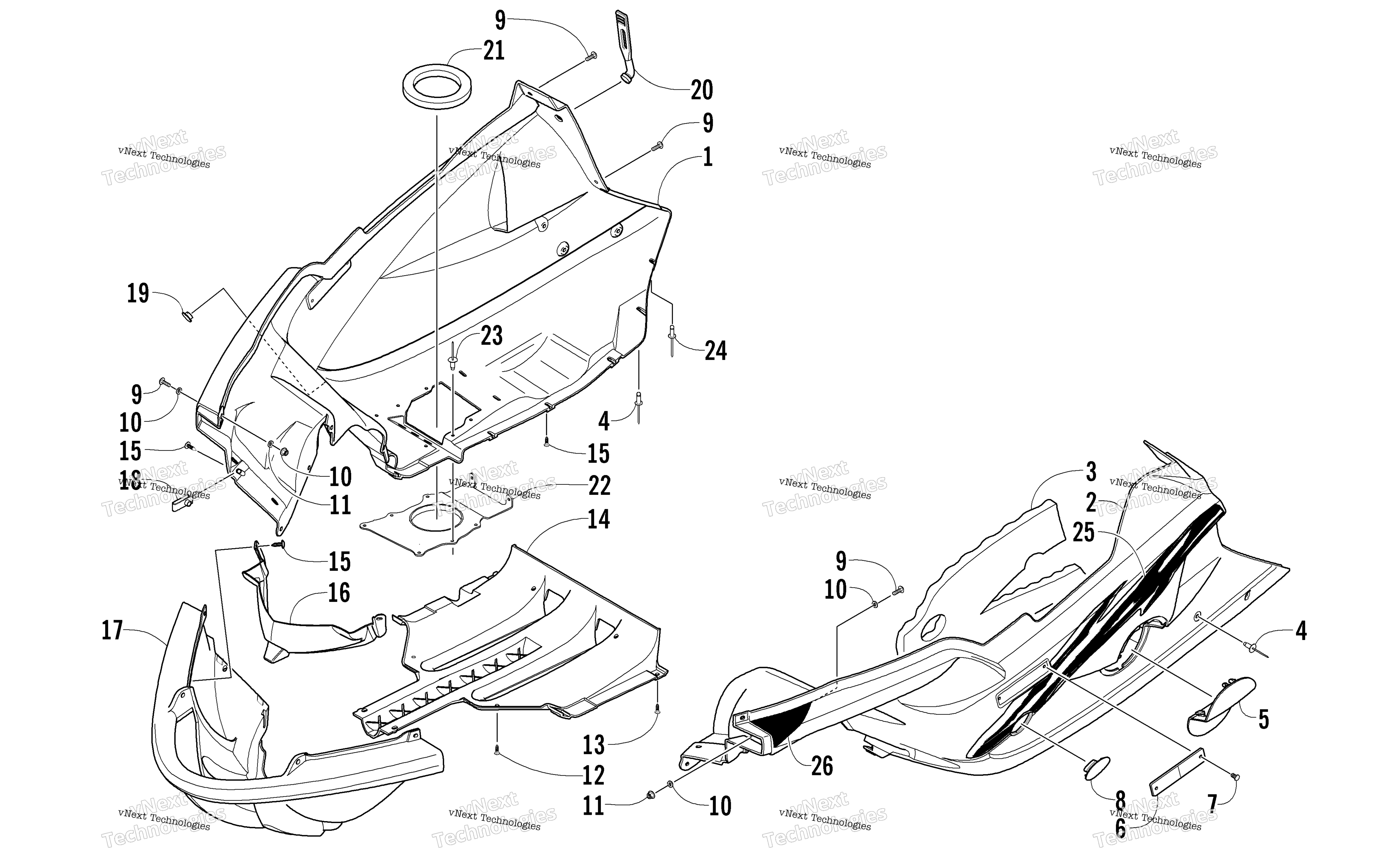 Belly поддон узел