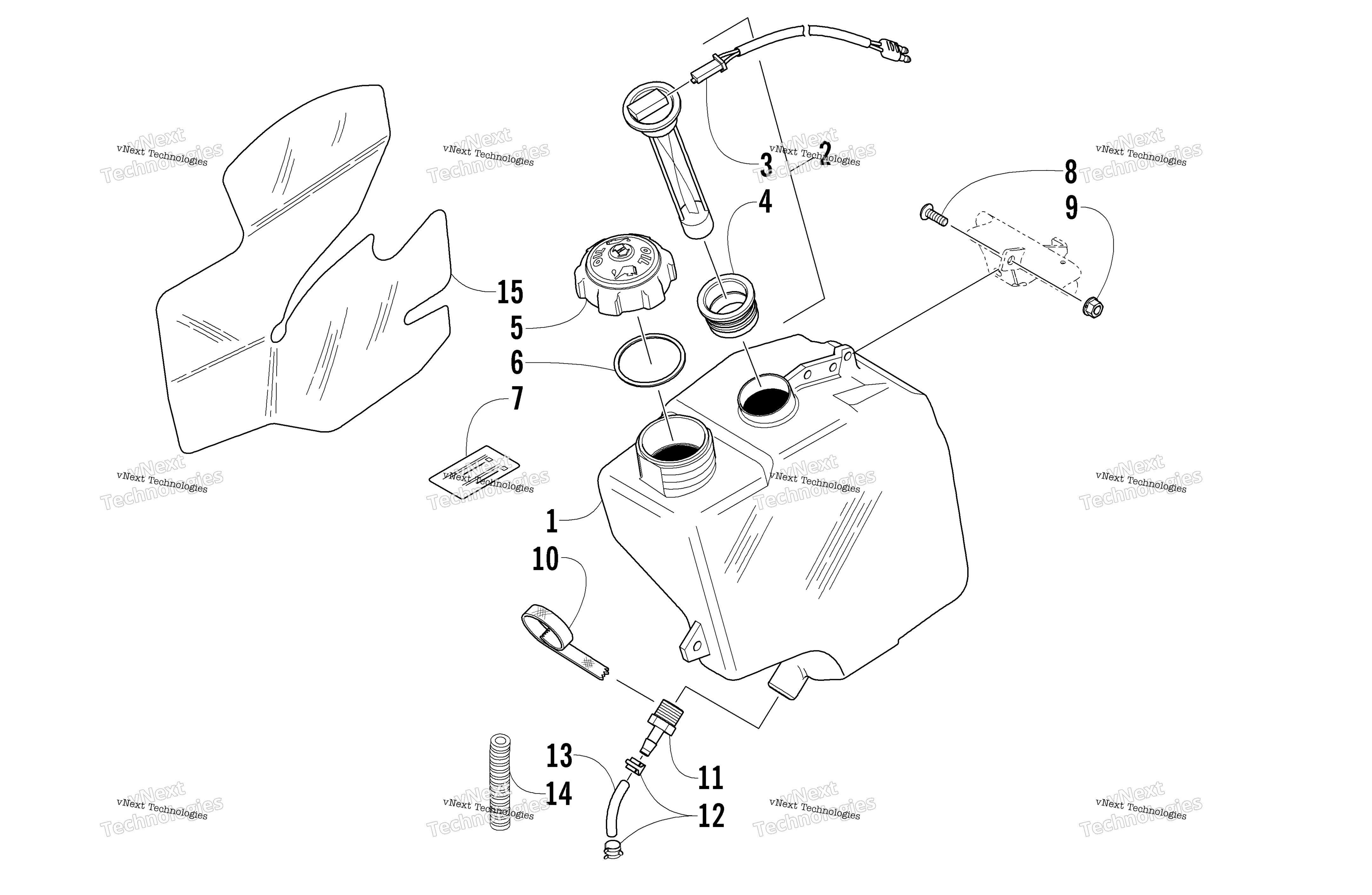 масляный Tank Assembly