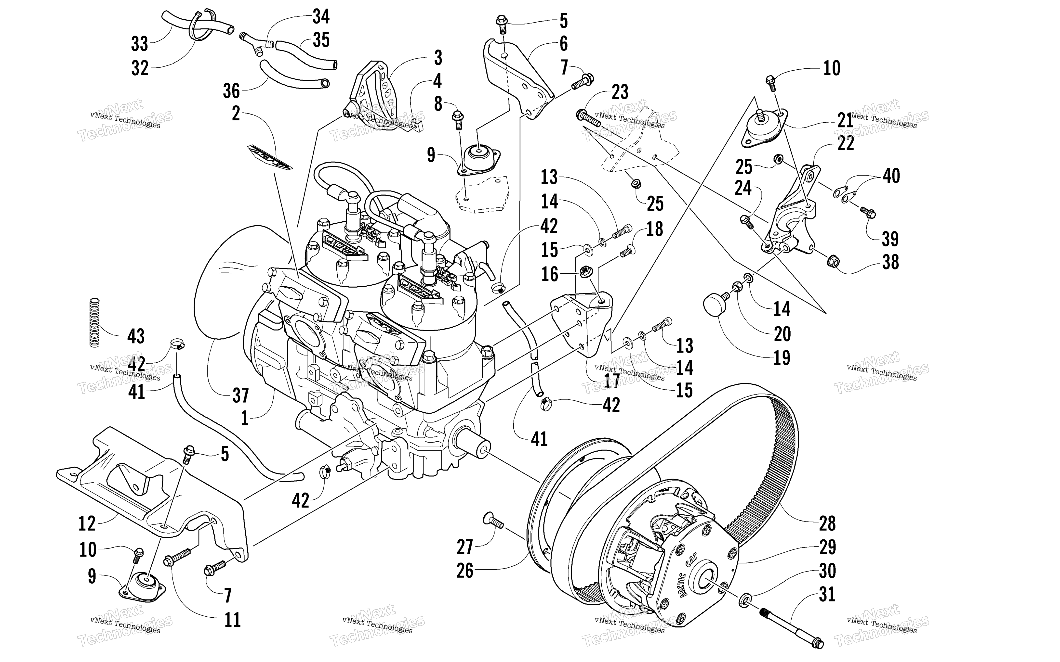 Двигатель And Related Parts