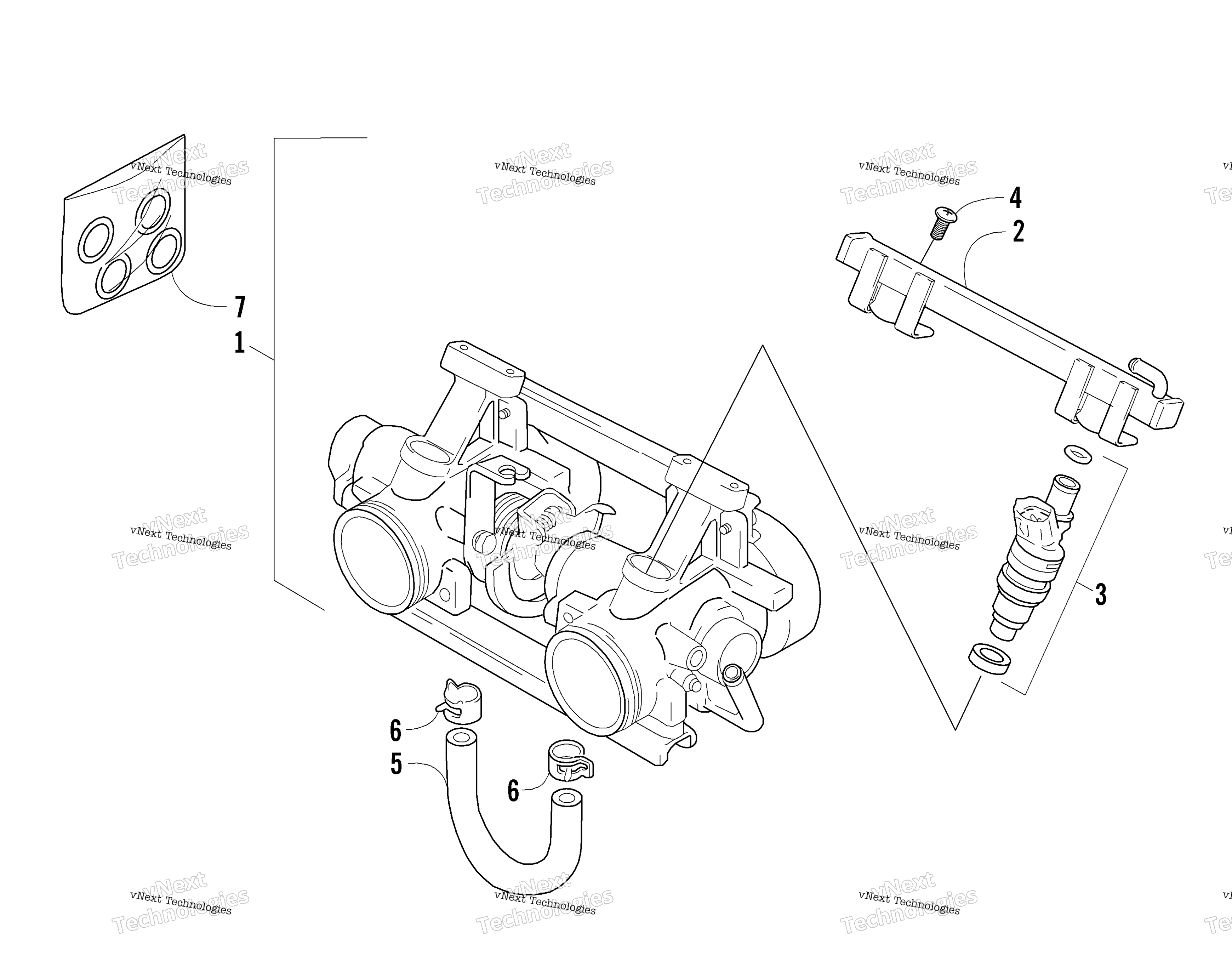 Дроссель Body Assembly