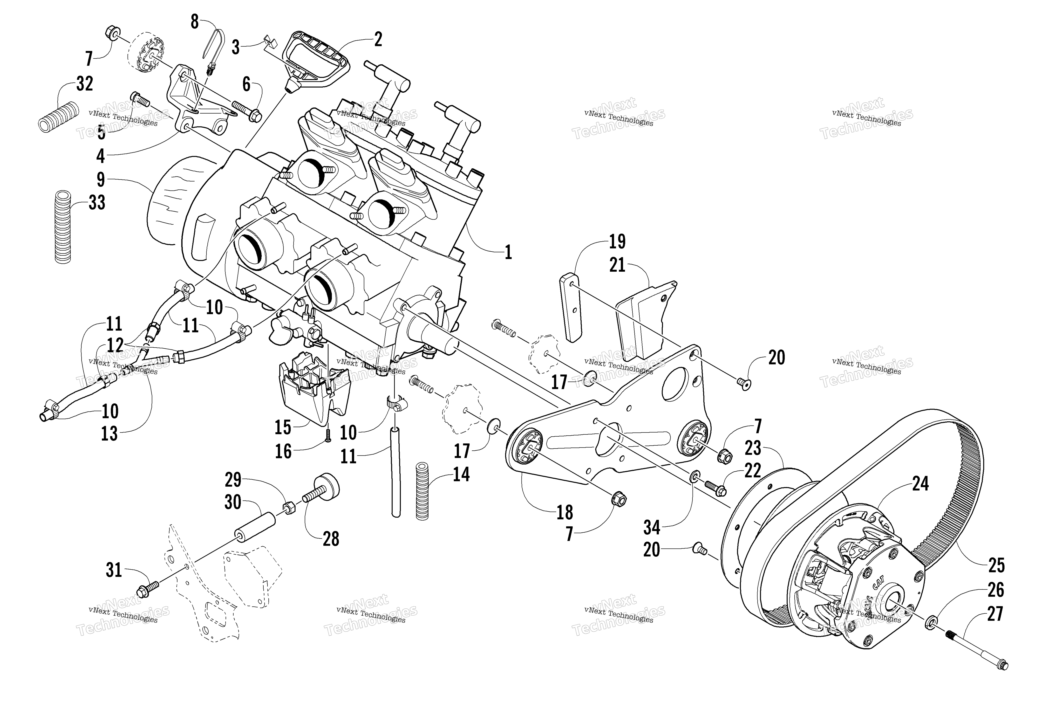 Двигатель And Related Parts