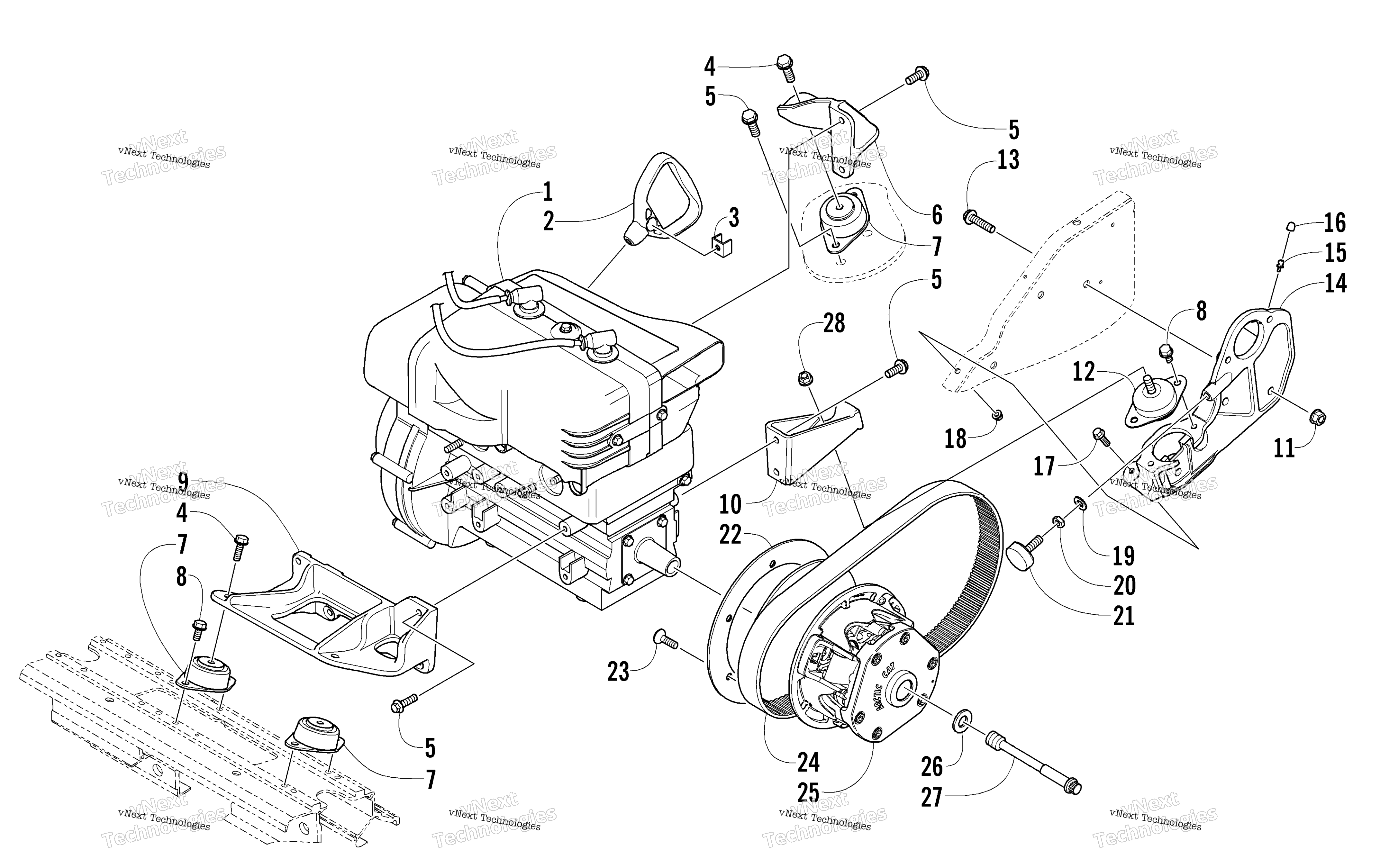 Двигатель And Related Parts
