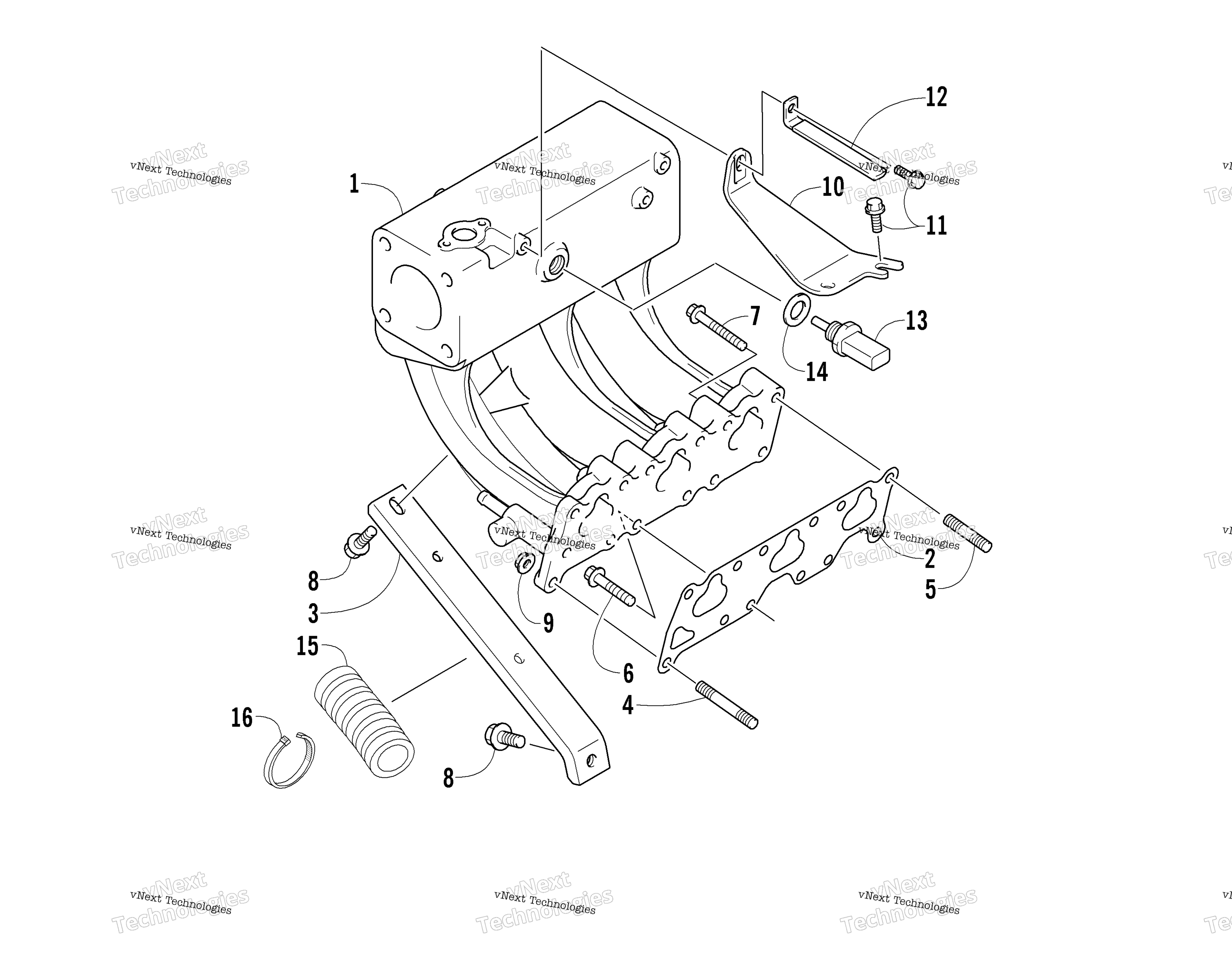 Впускная система Manifold Assembly