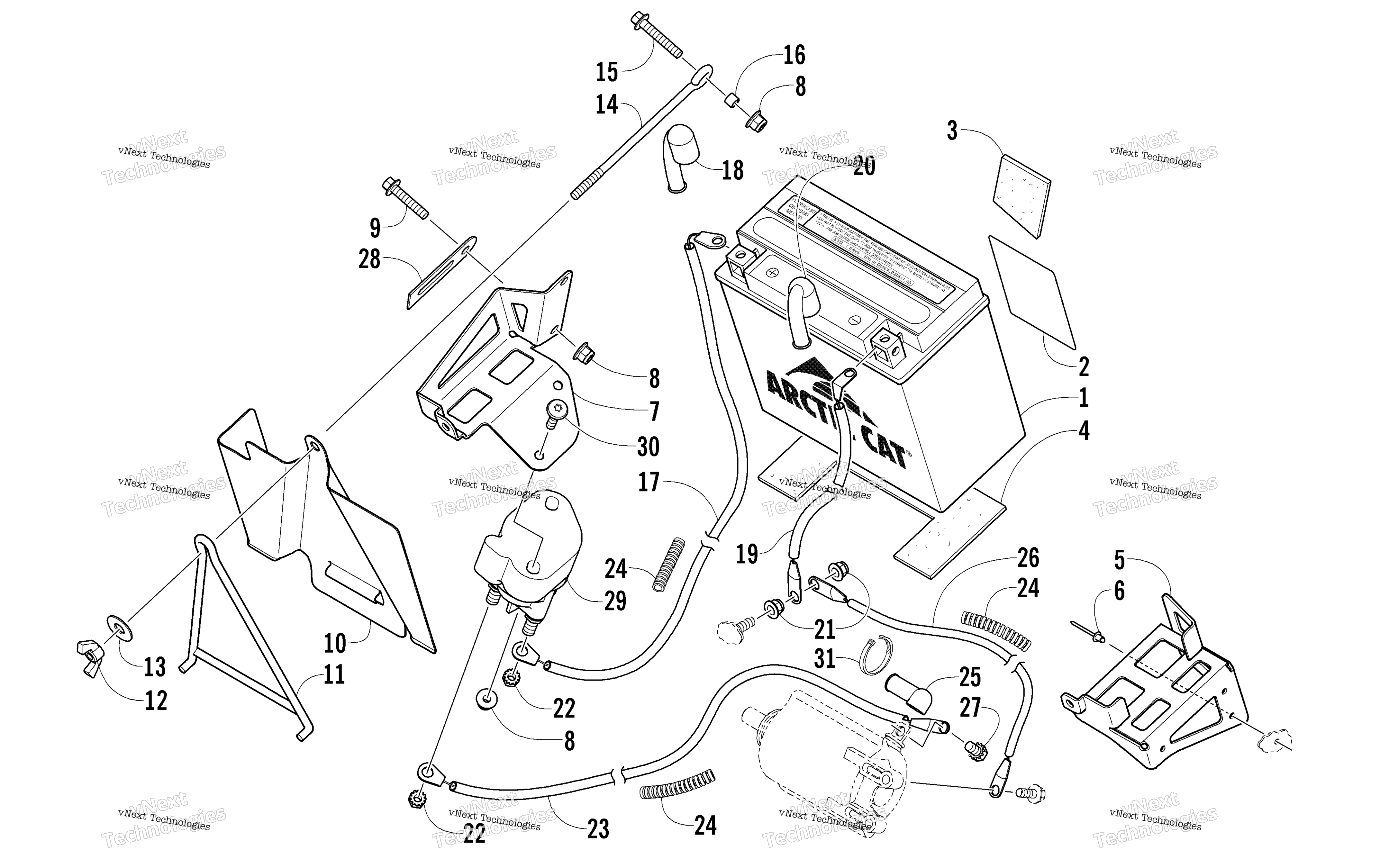 Аккумулятор And Tray Assembly