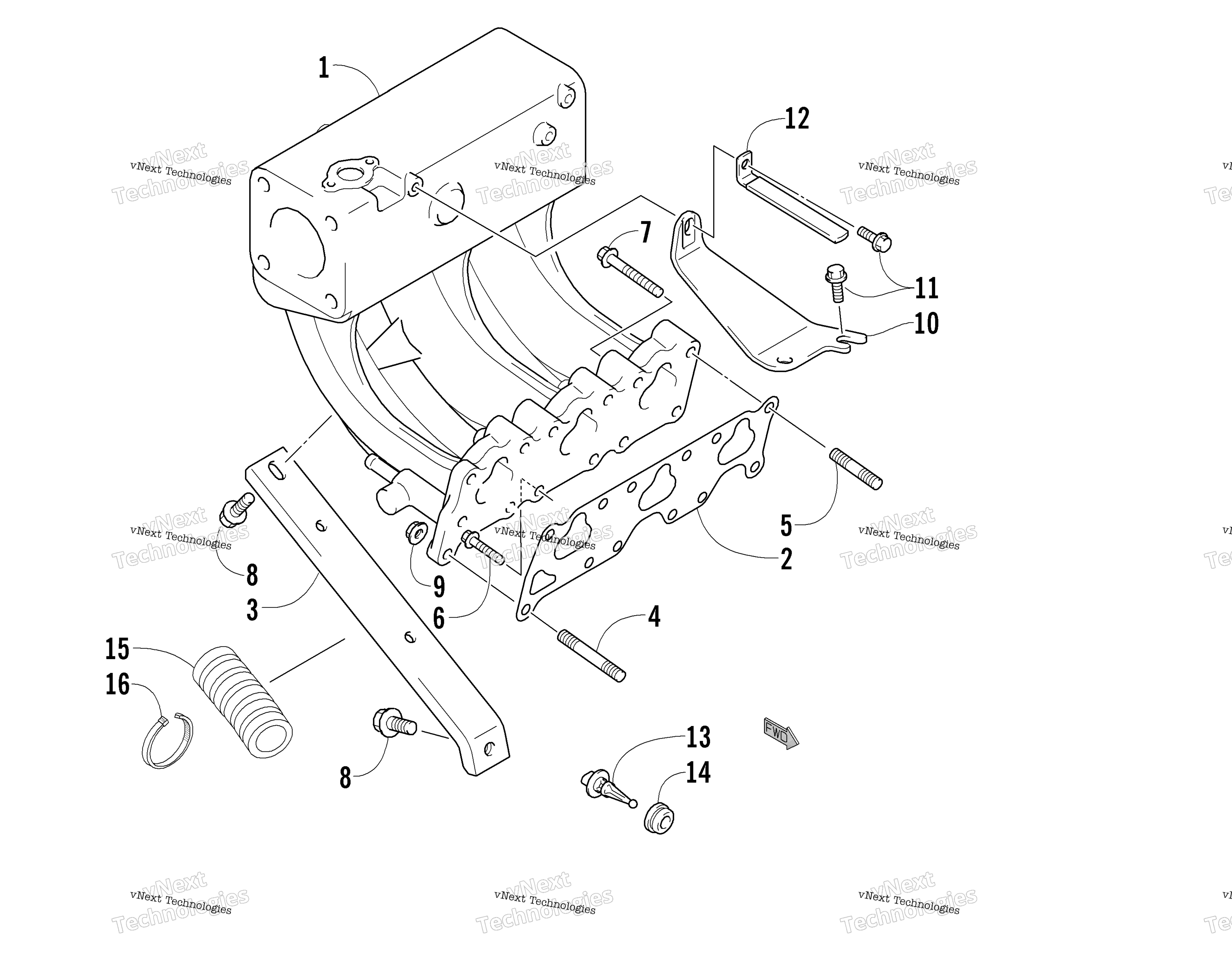 Впускная система Manifold Assembly