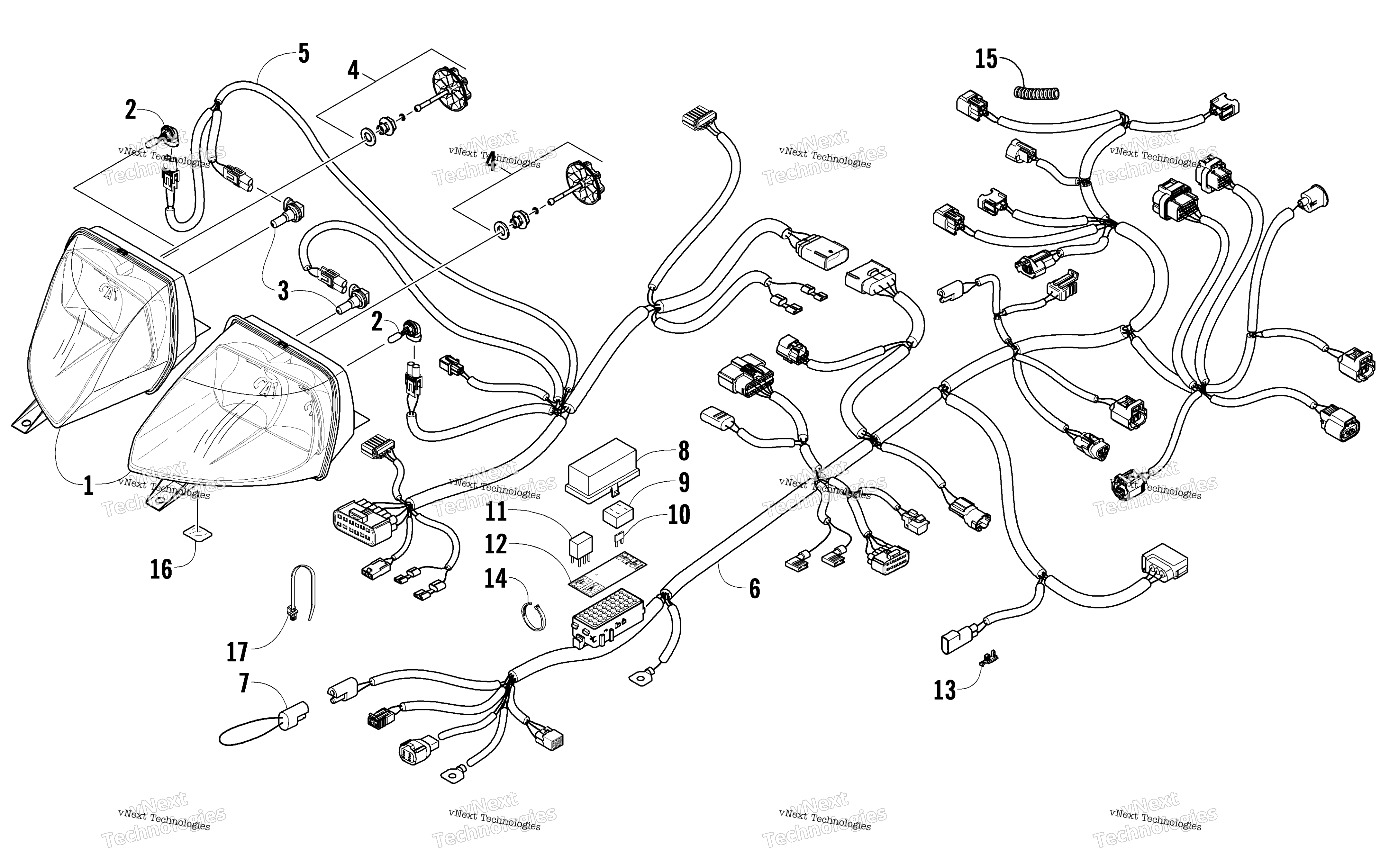 Фара And Wiring Assemblies
