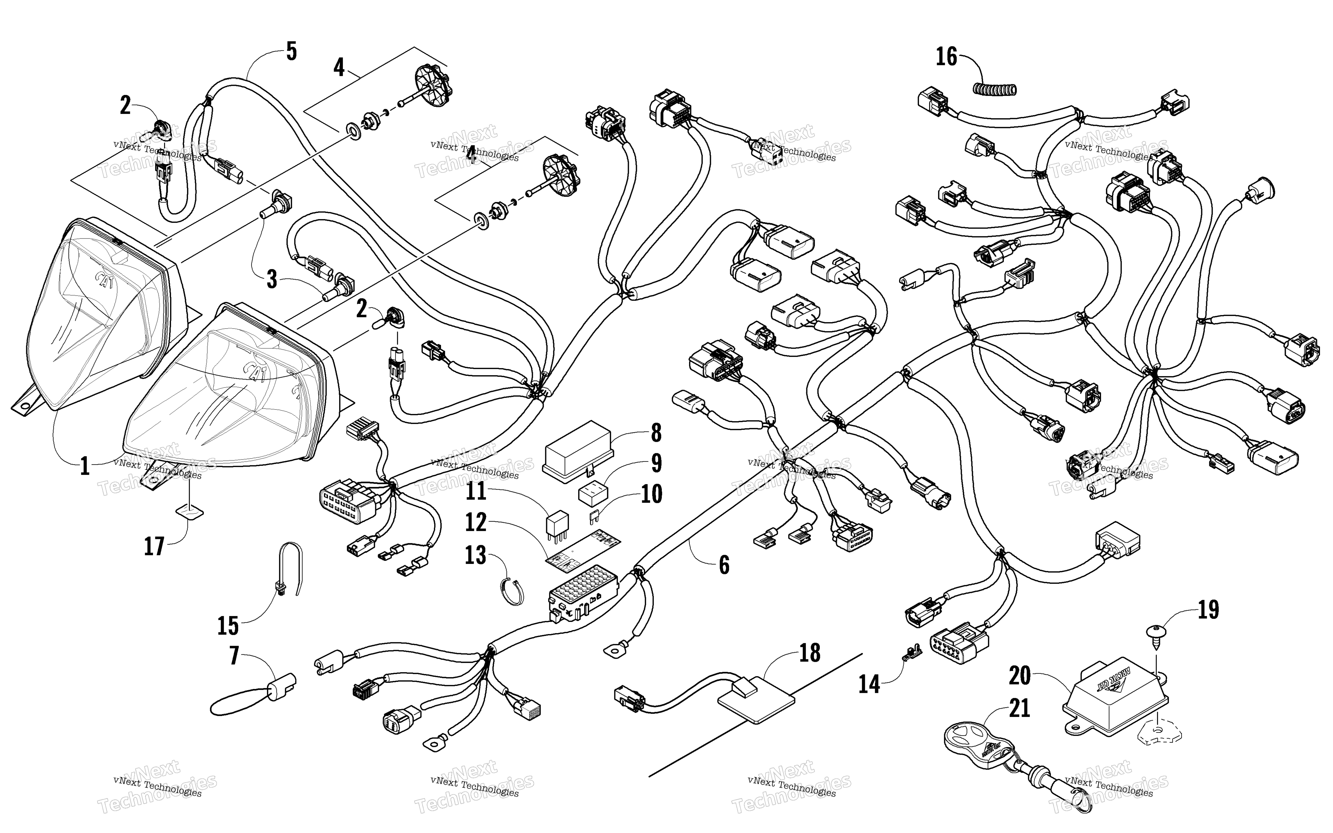 Фара And Wiring Assemblies