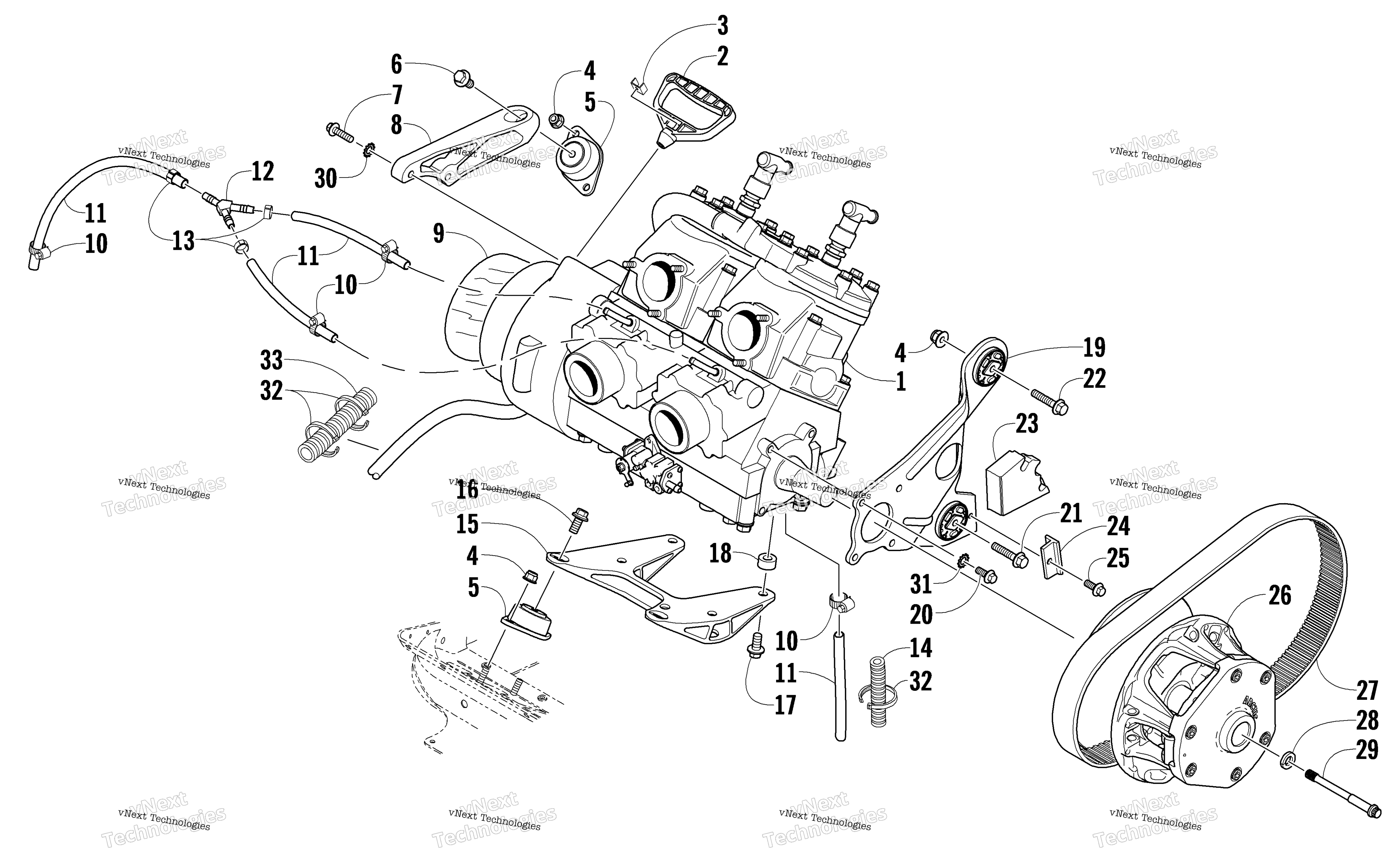 Двигатель And Related Parts