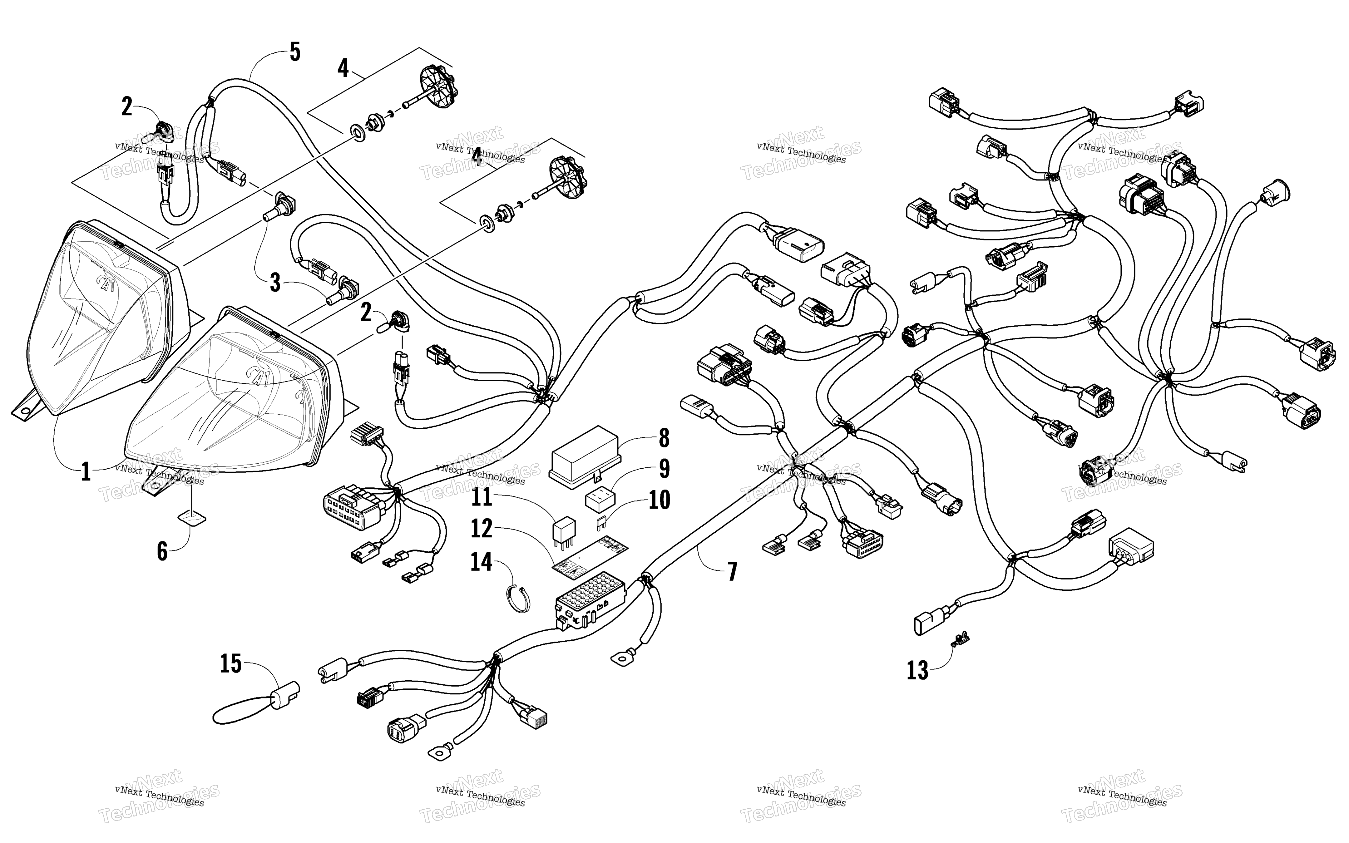 Фара And Wiring Assemblies