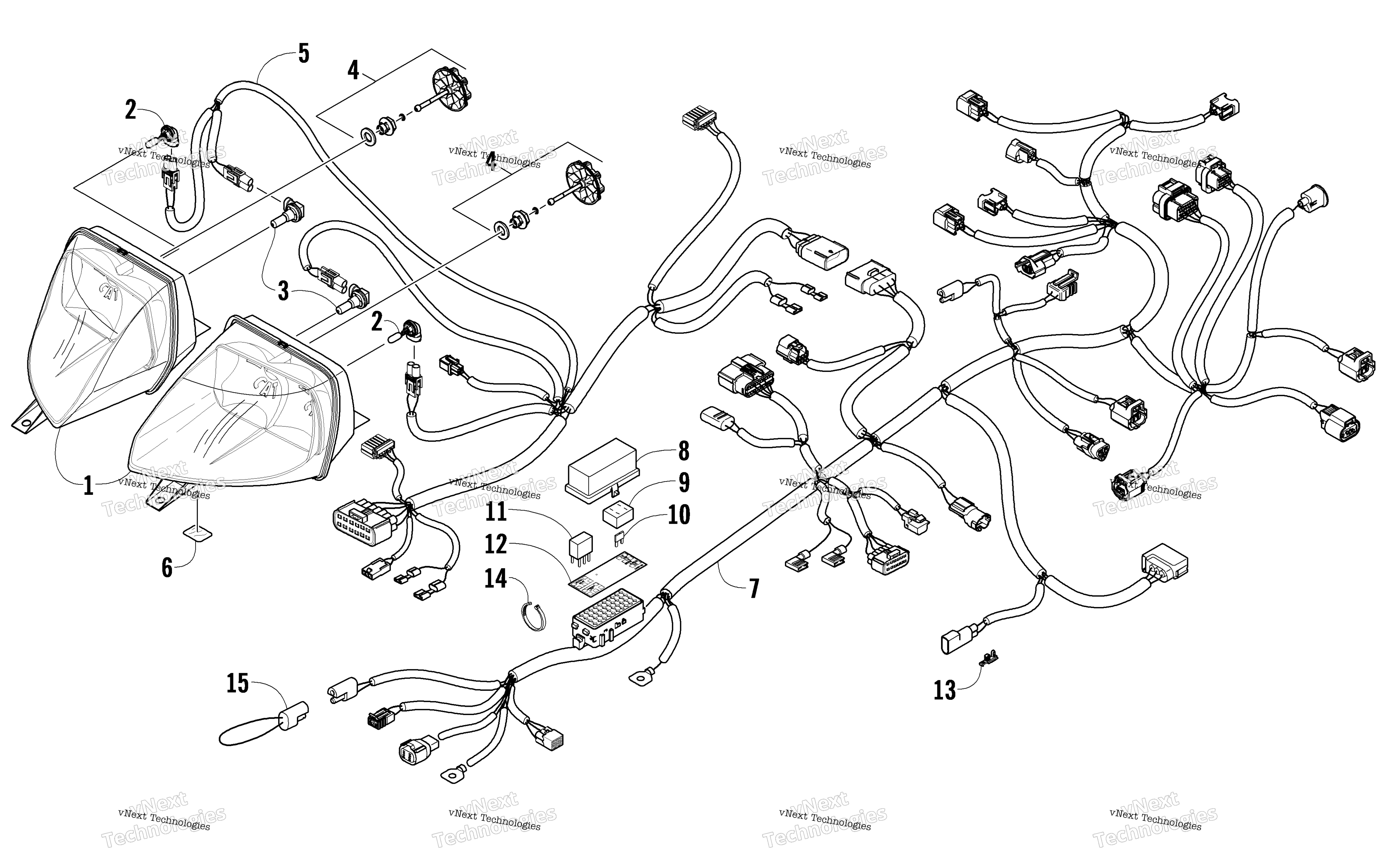 Фара And Wiring Assemblies