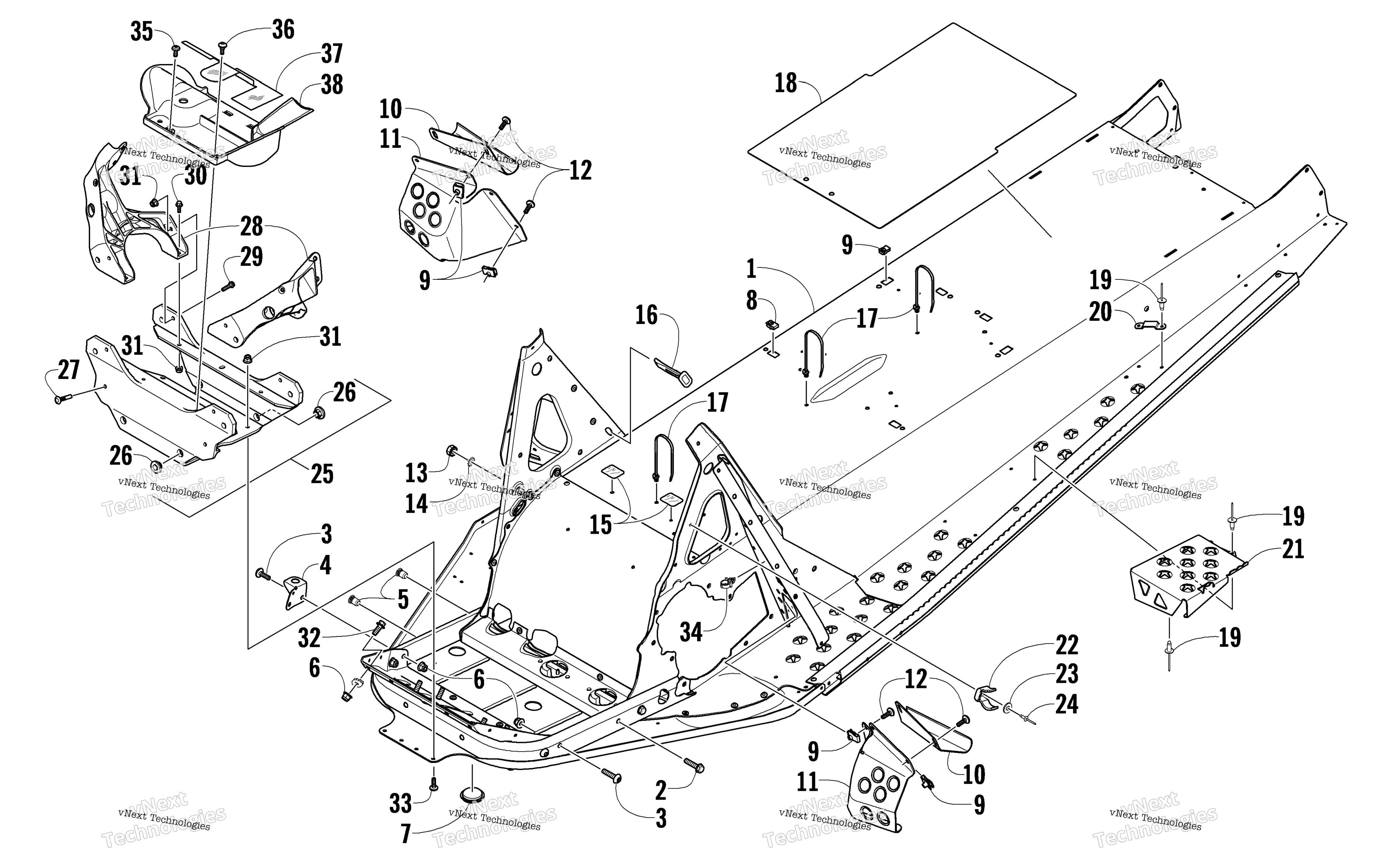 Шасси Assembly
