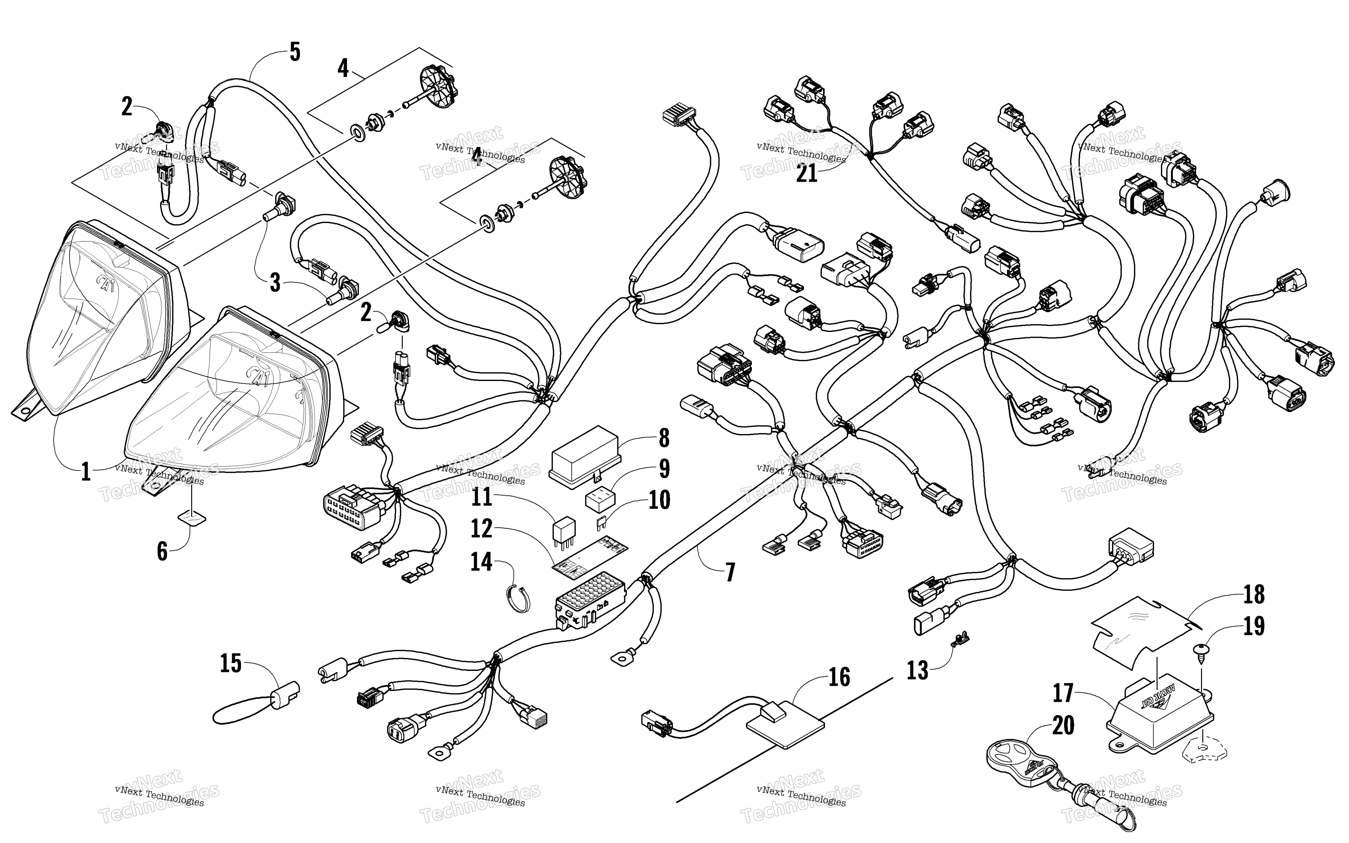 Фара And Wiring Assemblies