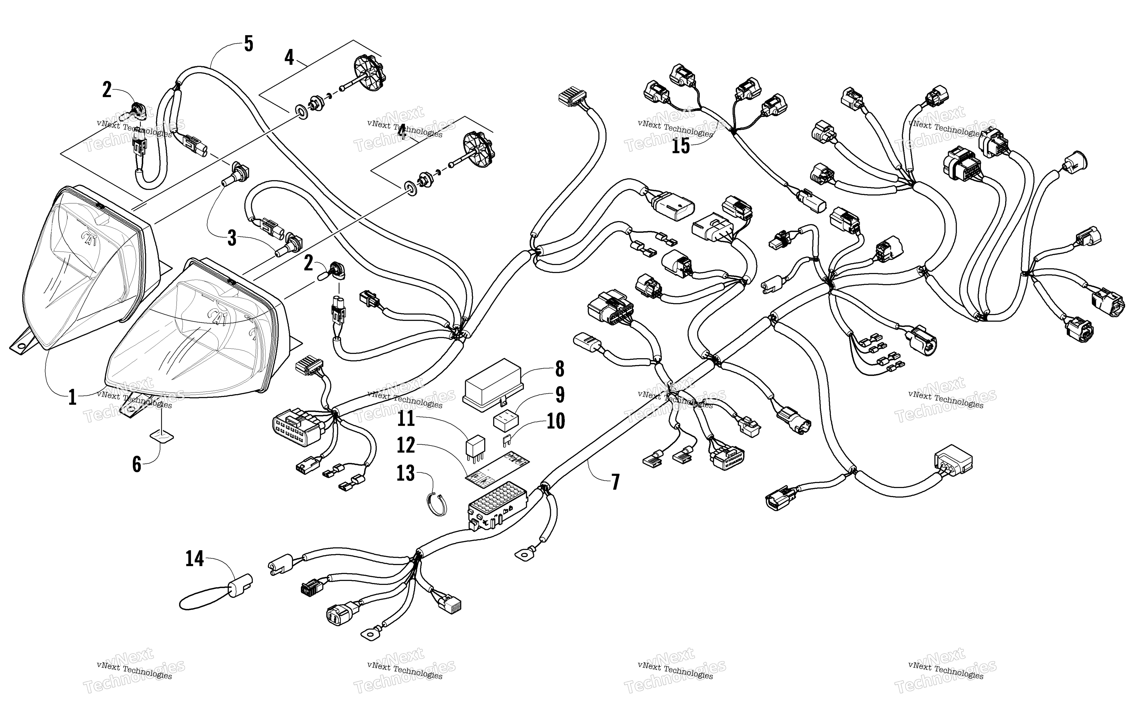 Фара And Wiring Assemblies