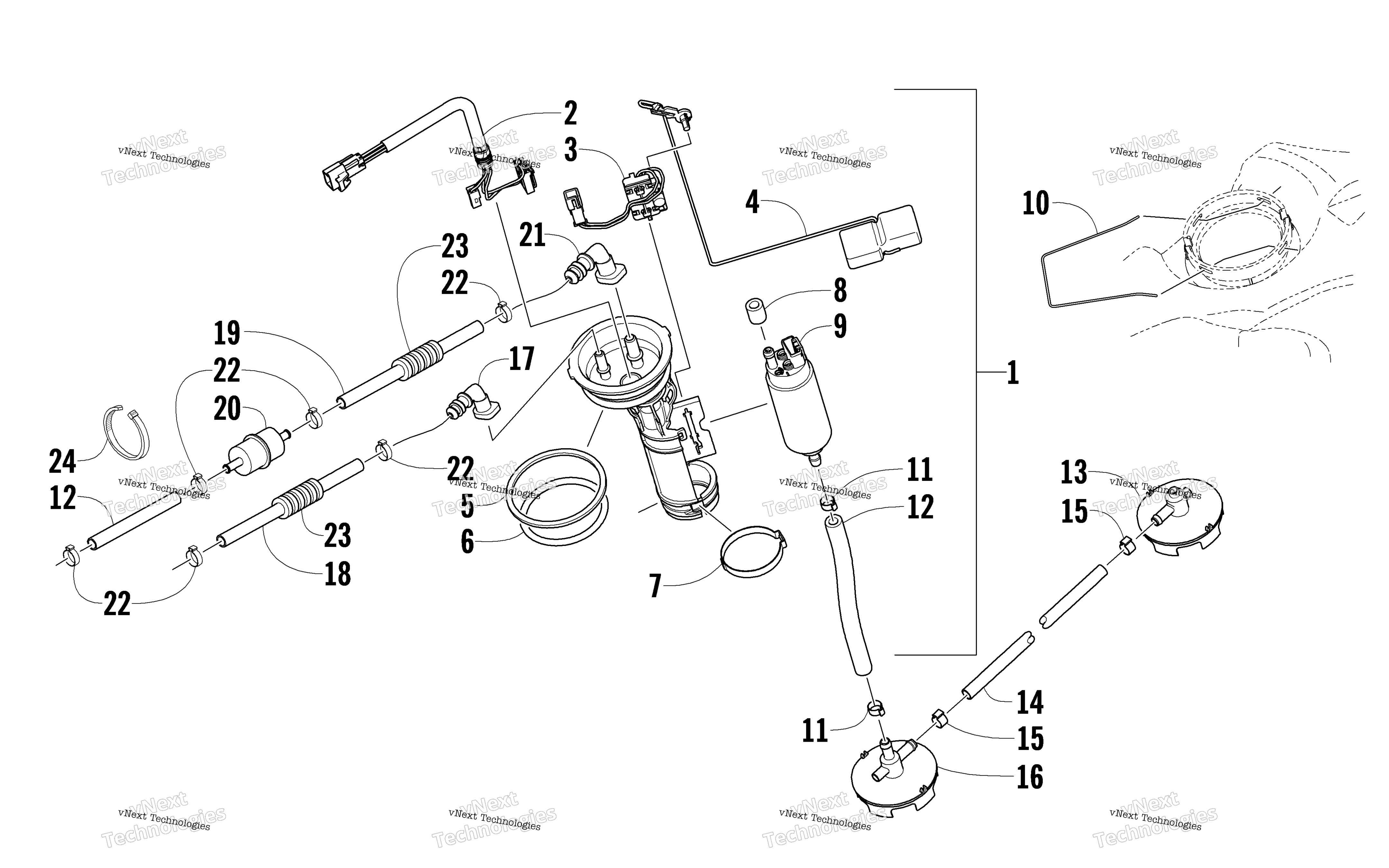 Топливная система Pump Assembly