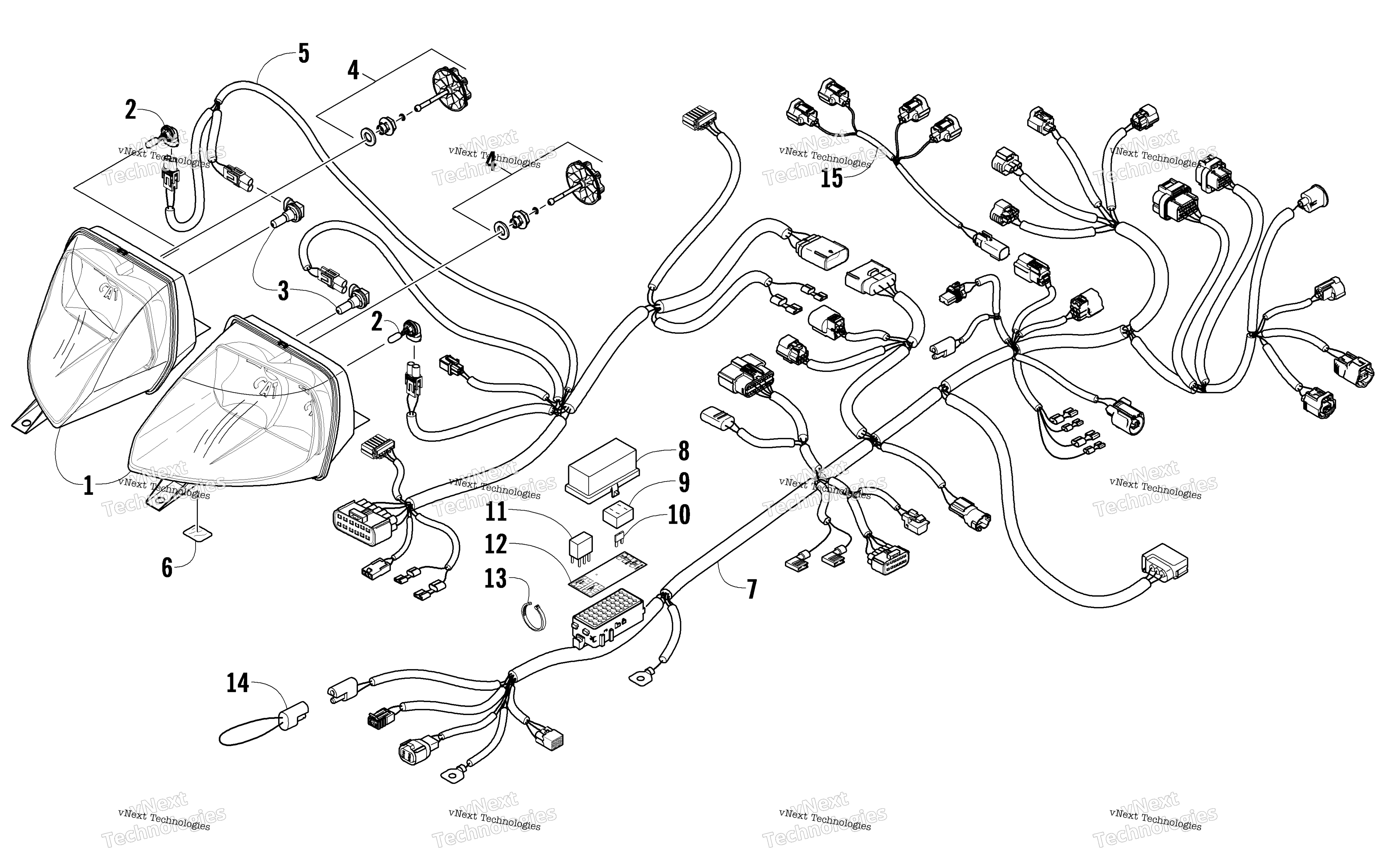 Фара And Wiring Assemblies