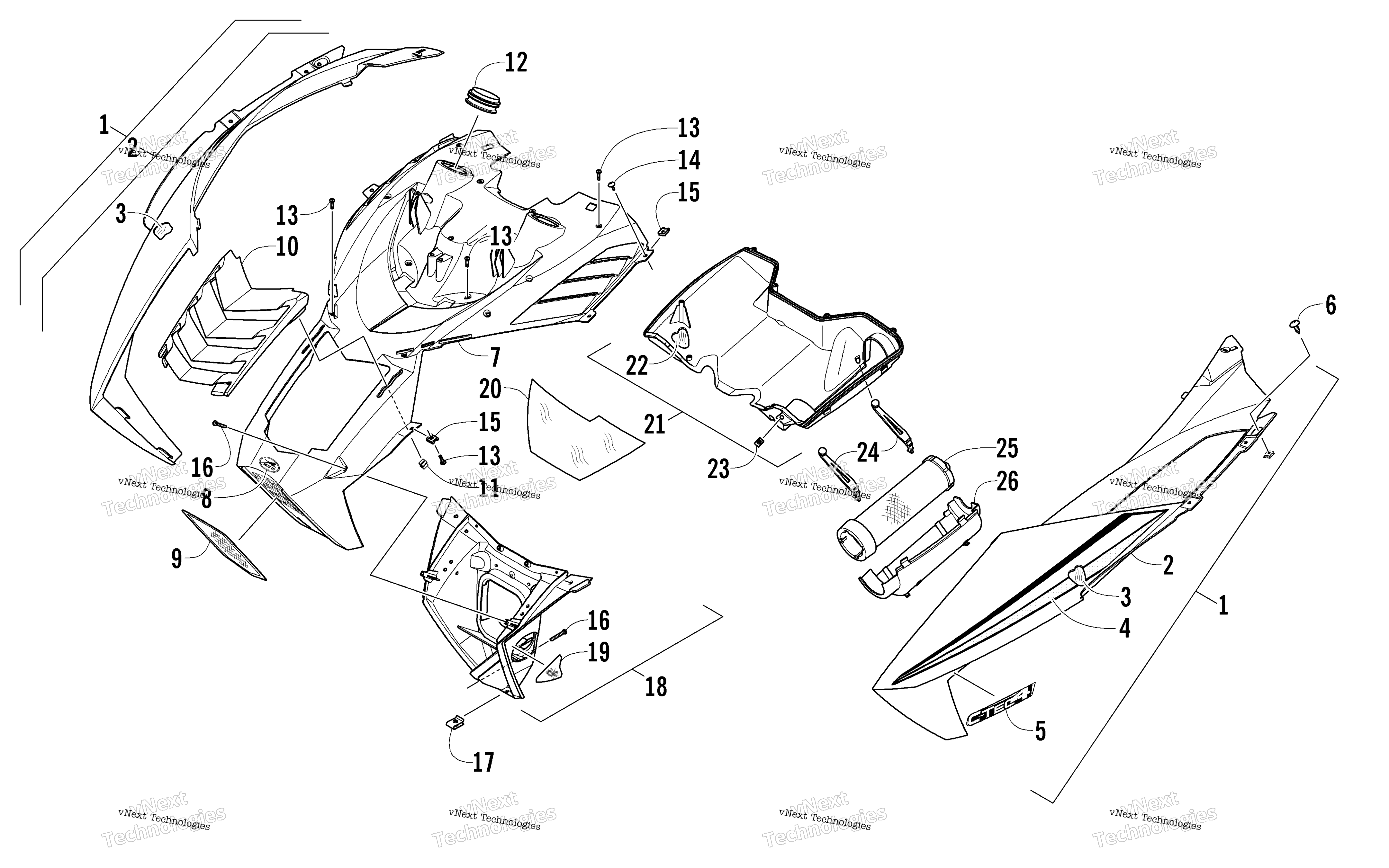 Капот And Air Intake Assembly