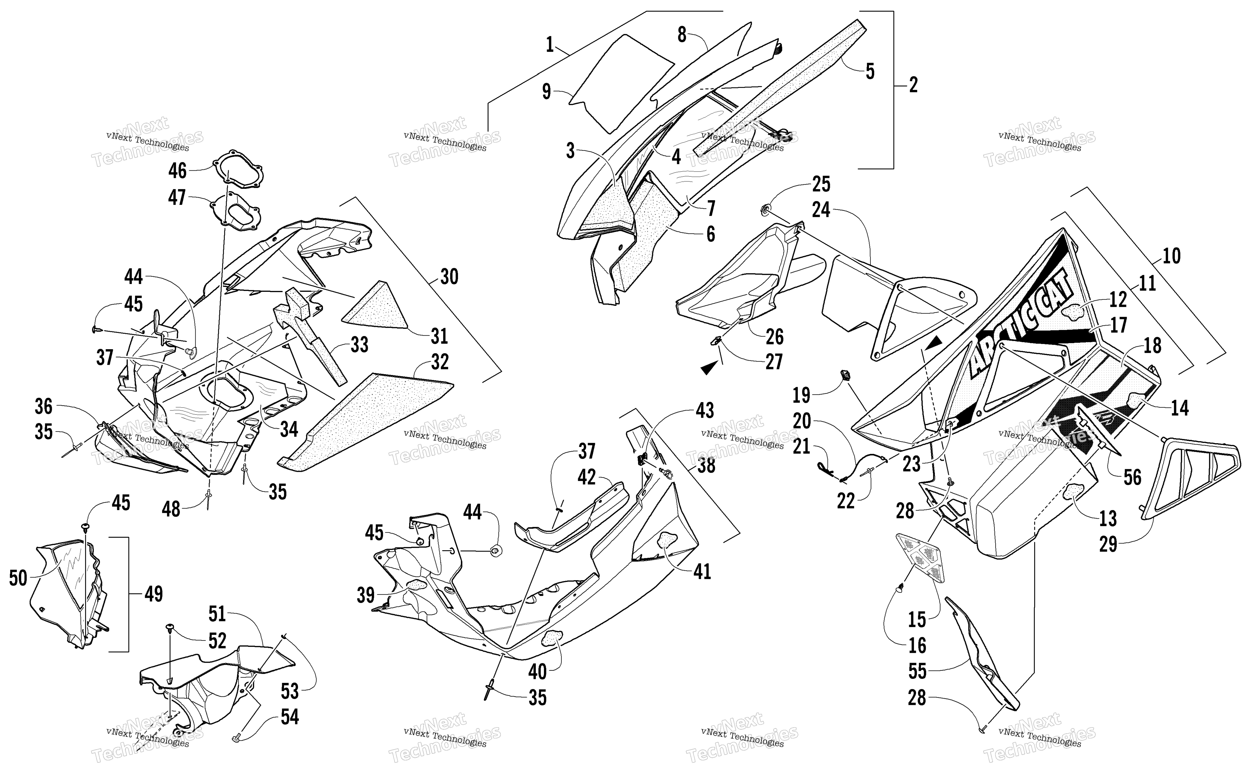 Skid Plate и Side панель узел