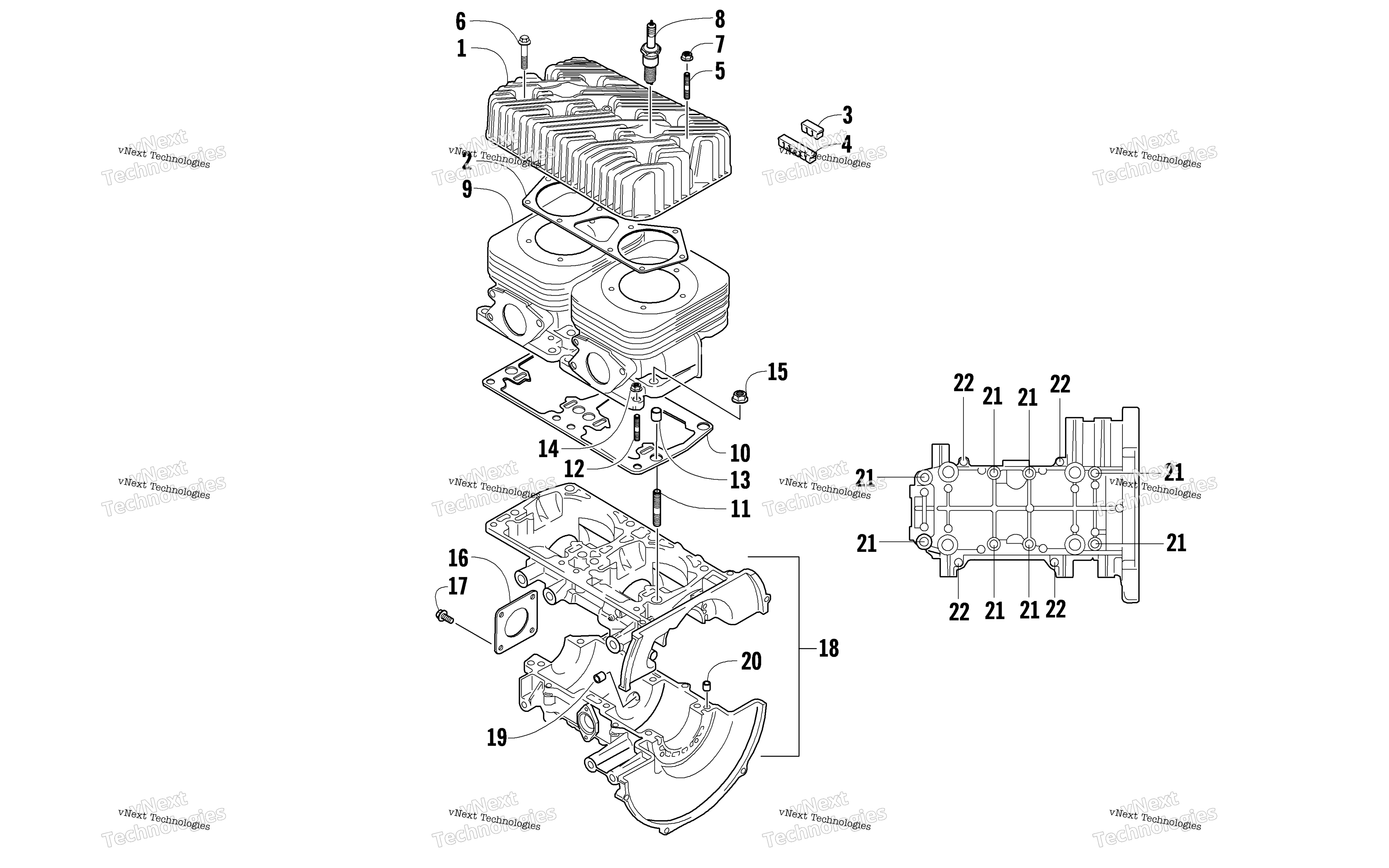 Картер And Cylinder