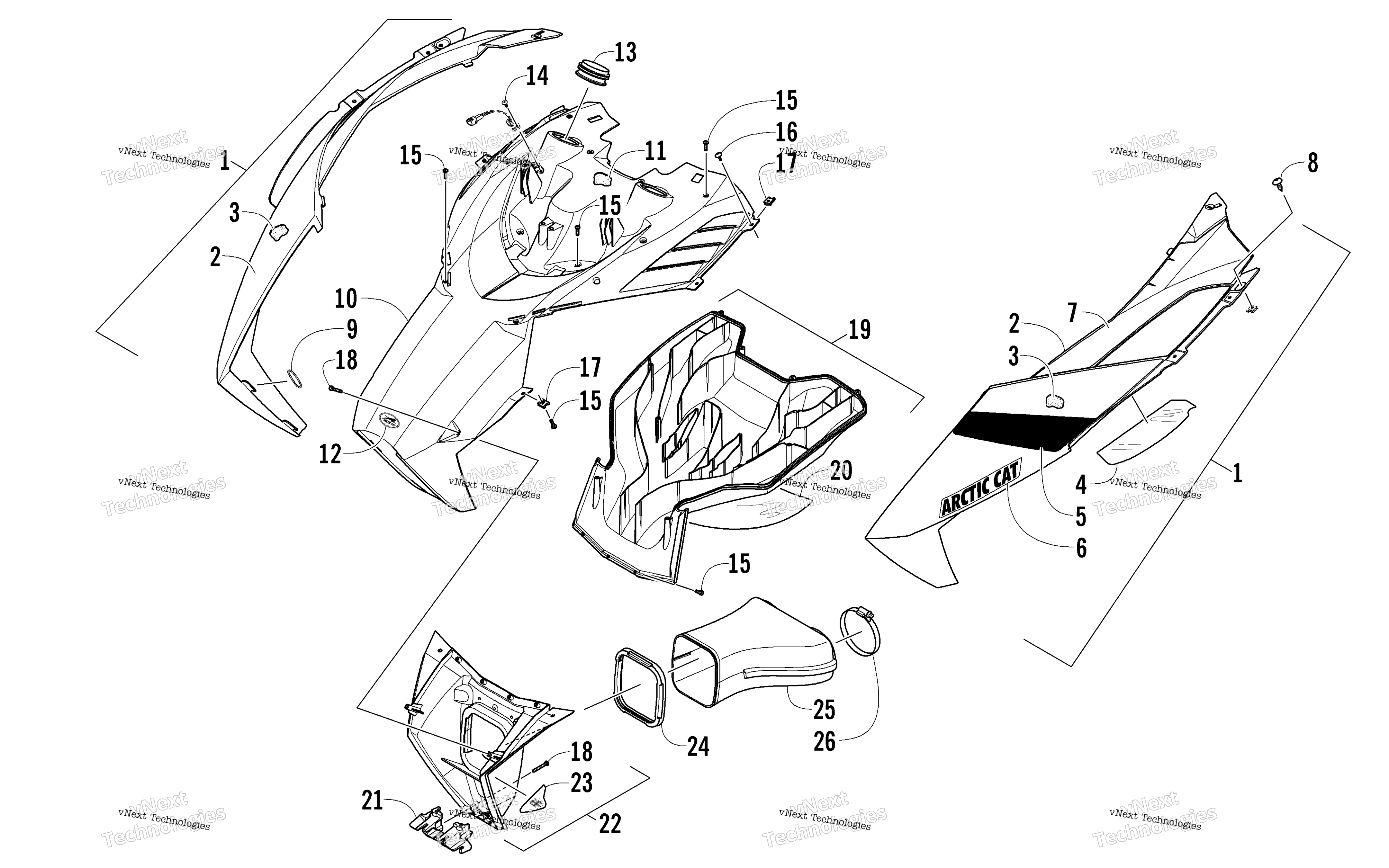 Капот And Air Intake Assembly