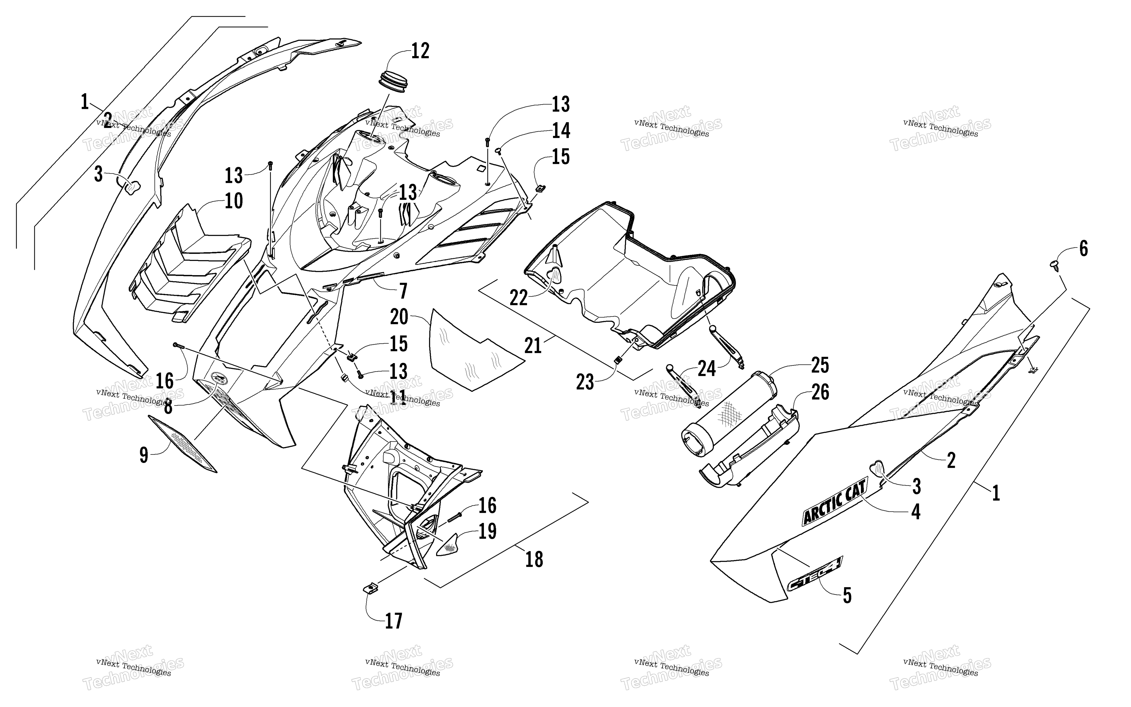 Капот And Air Intake Assembly