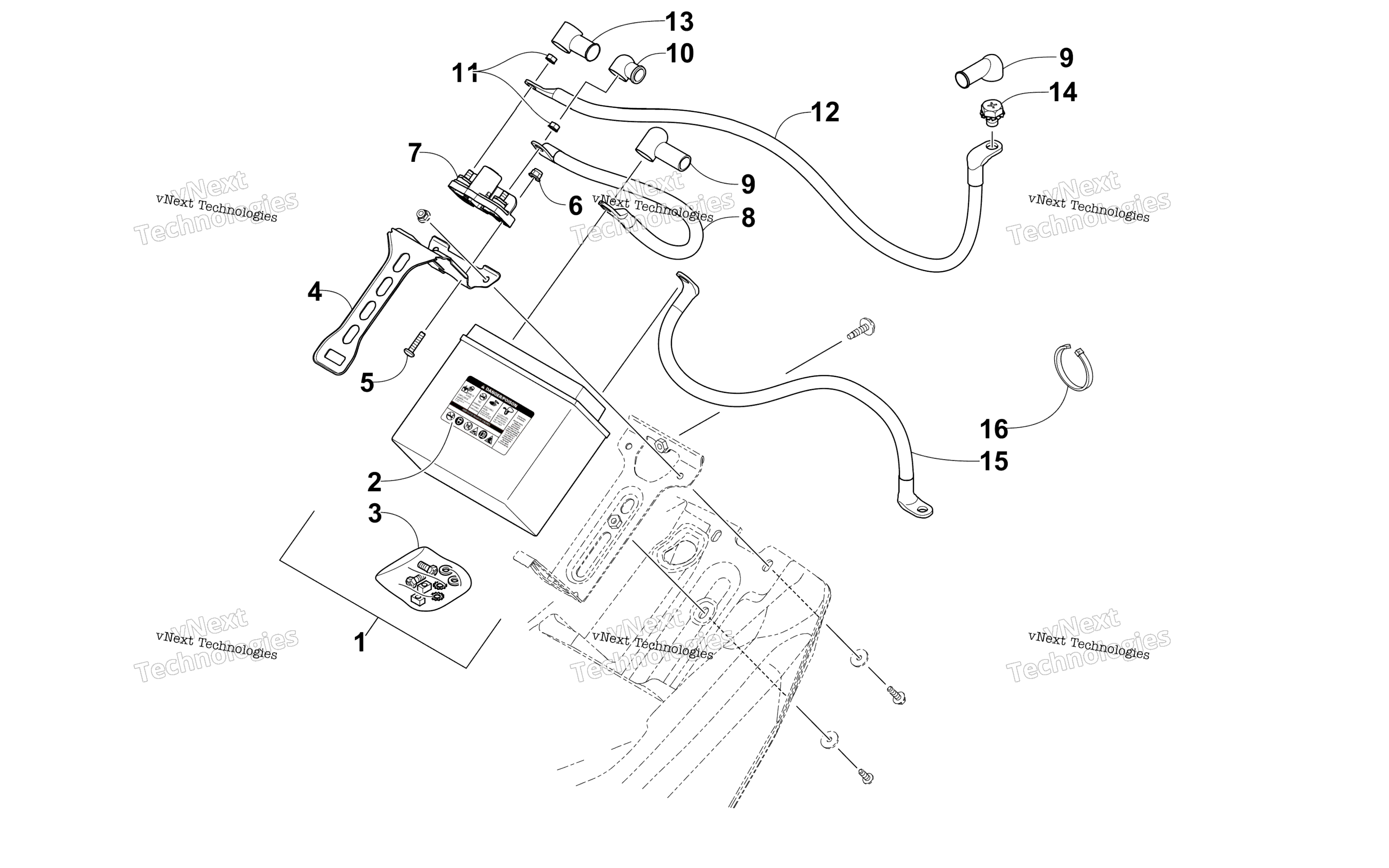 Аккумулятор And Tray Assembly