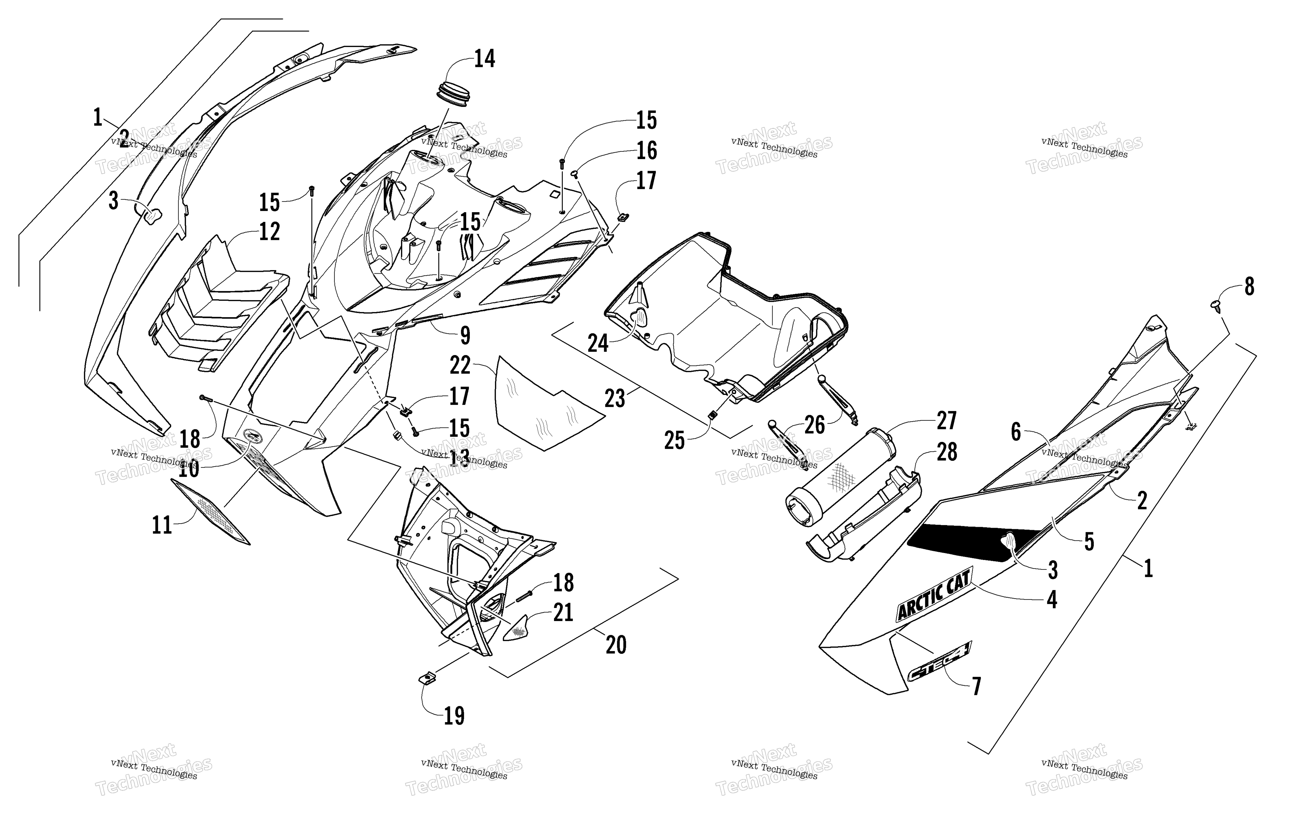 Капот And Air Intake Assembly