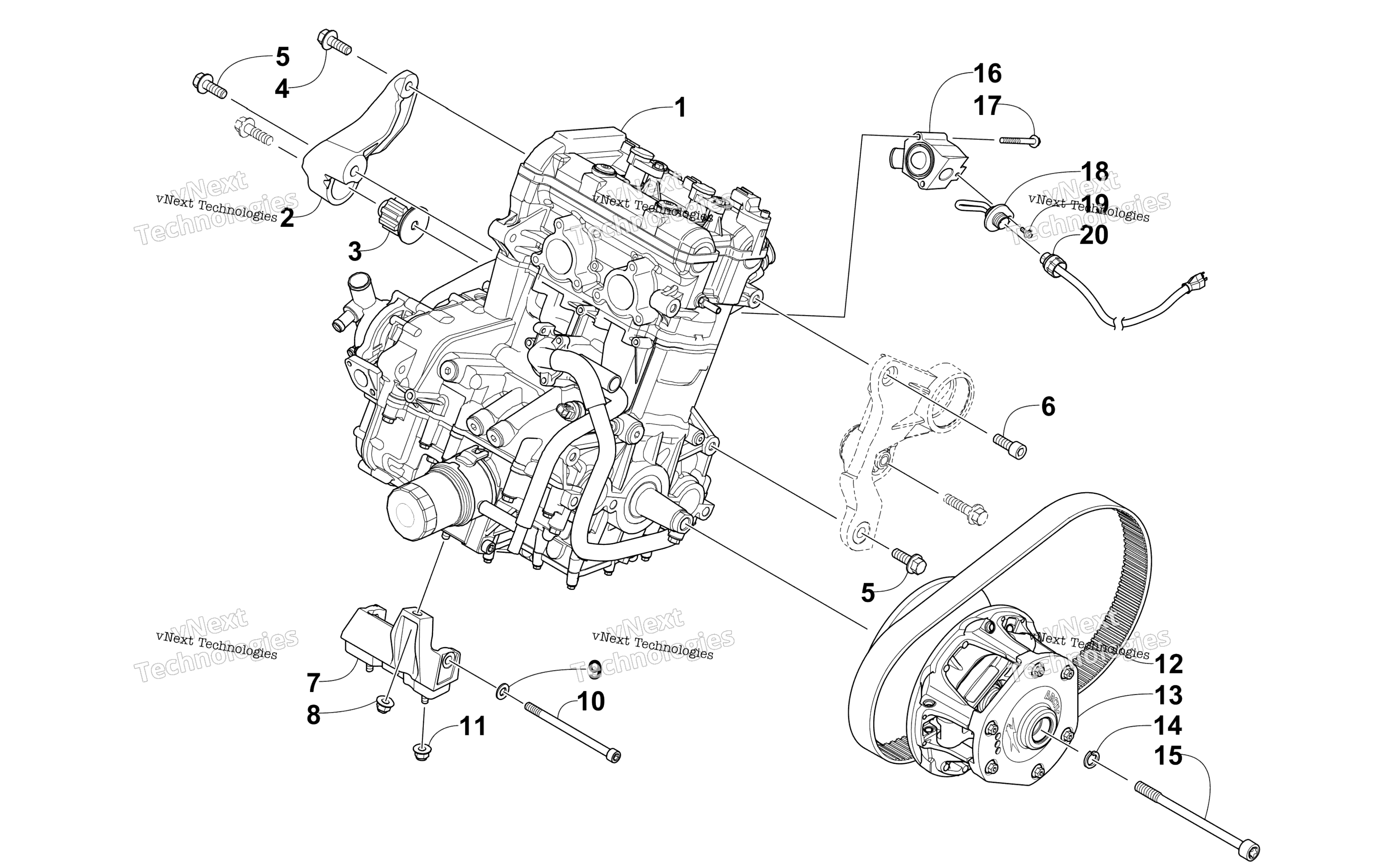 Двигатель And Related Parts
