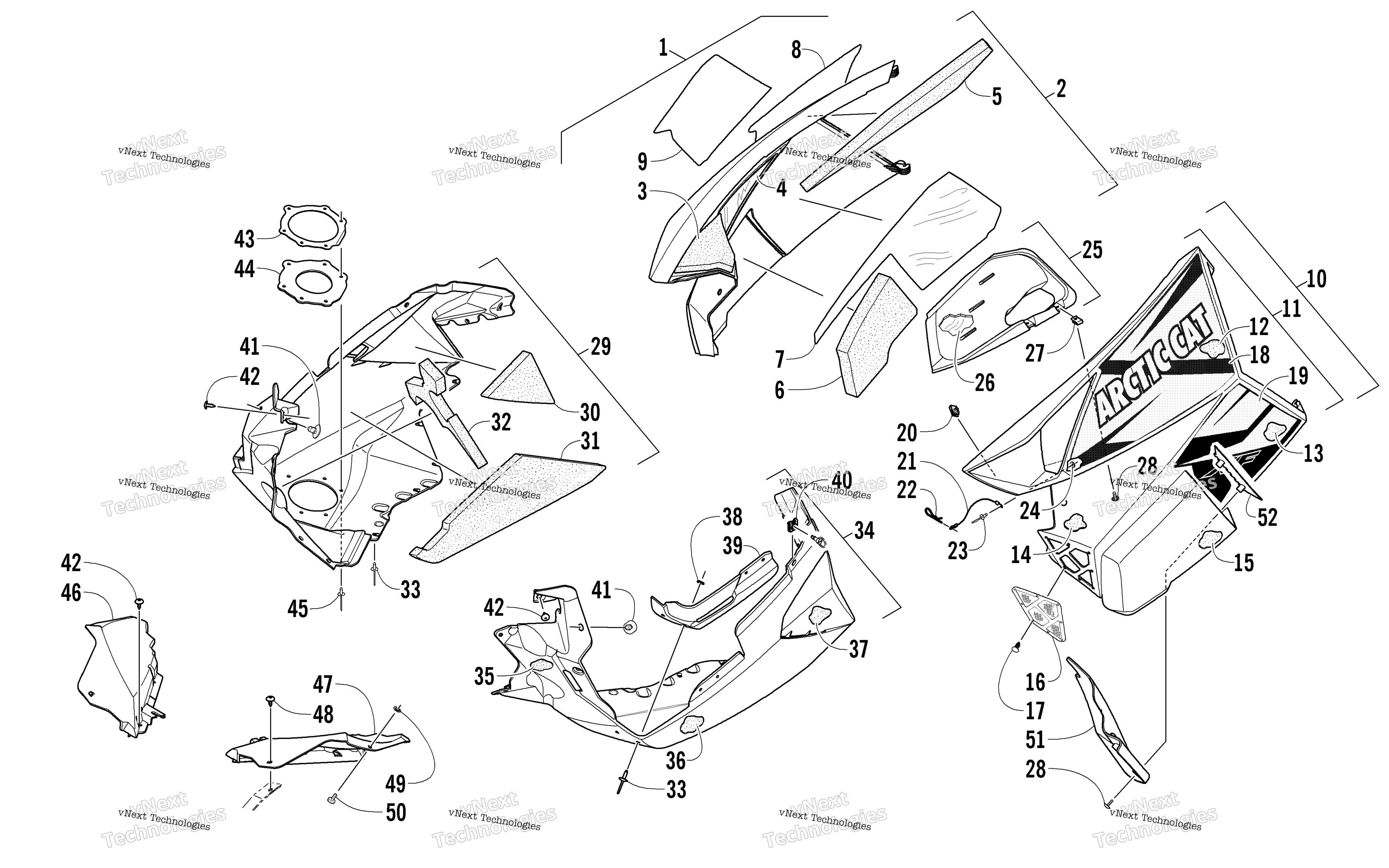 Skid Plate и Side панель узел