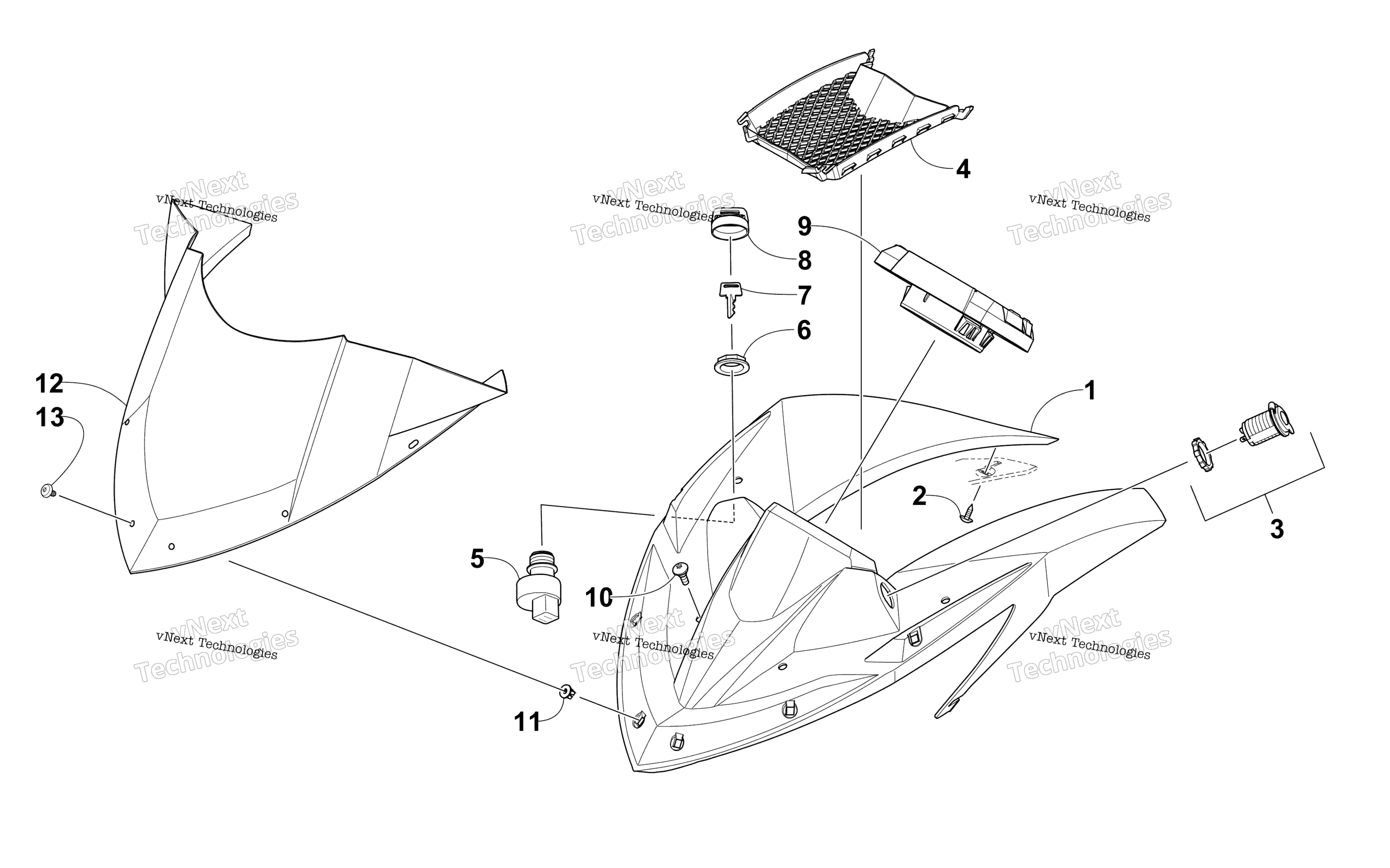 Ветровое стекло And Instruments Assemblies