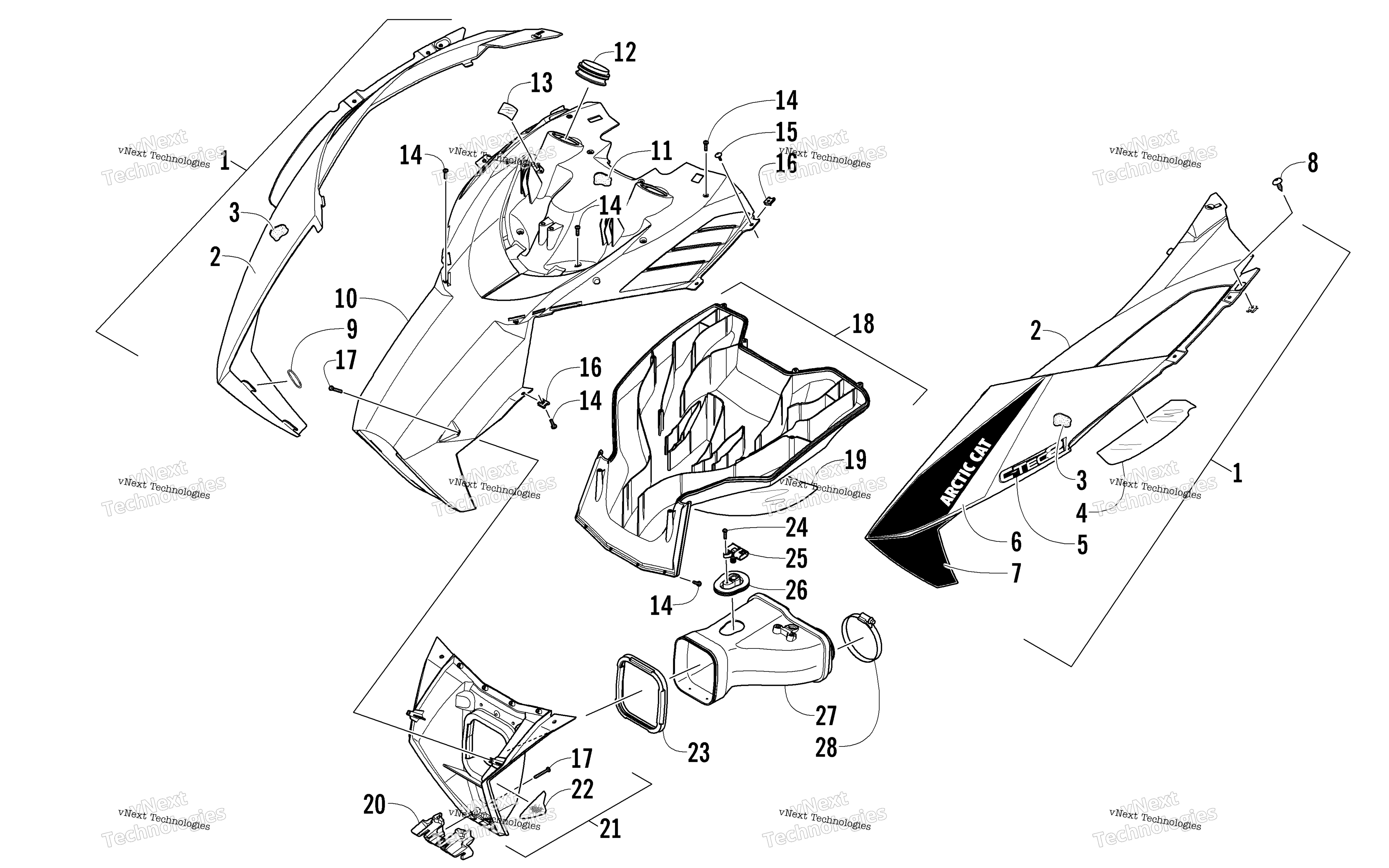 Капот And Air Intake Assembly