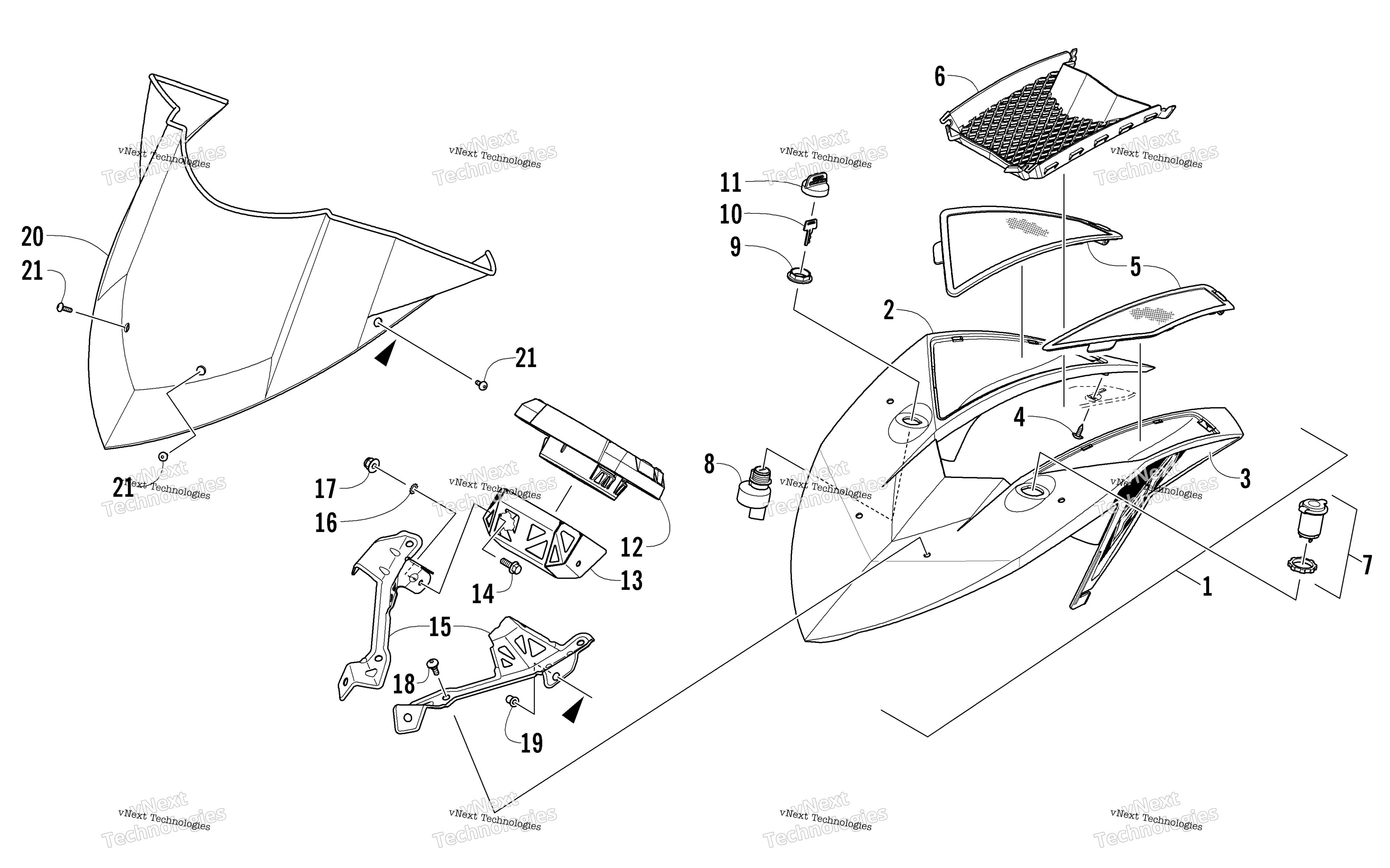 Ветровое стекло And Instruments Assemblies