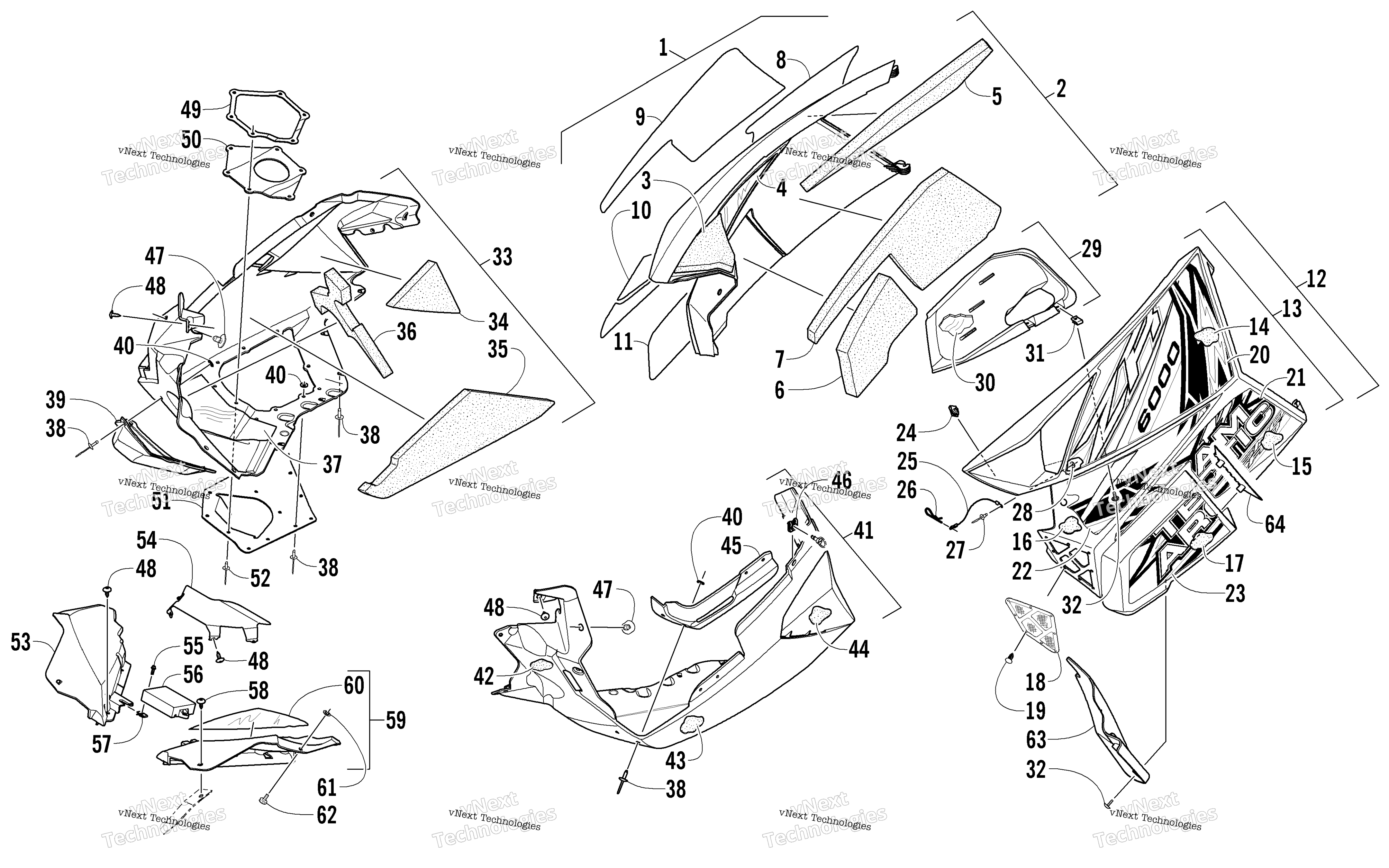 Skid Plate и Side панель узел
