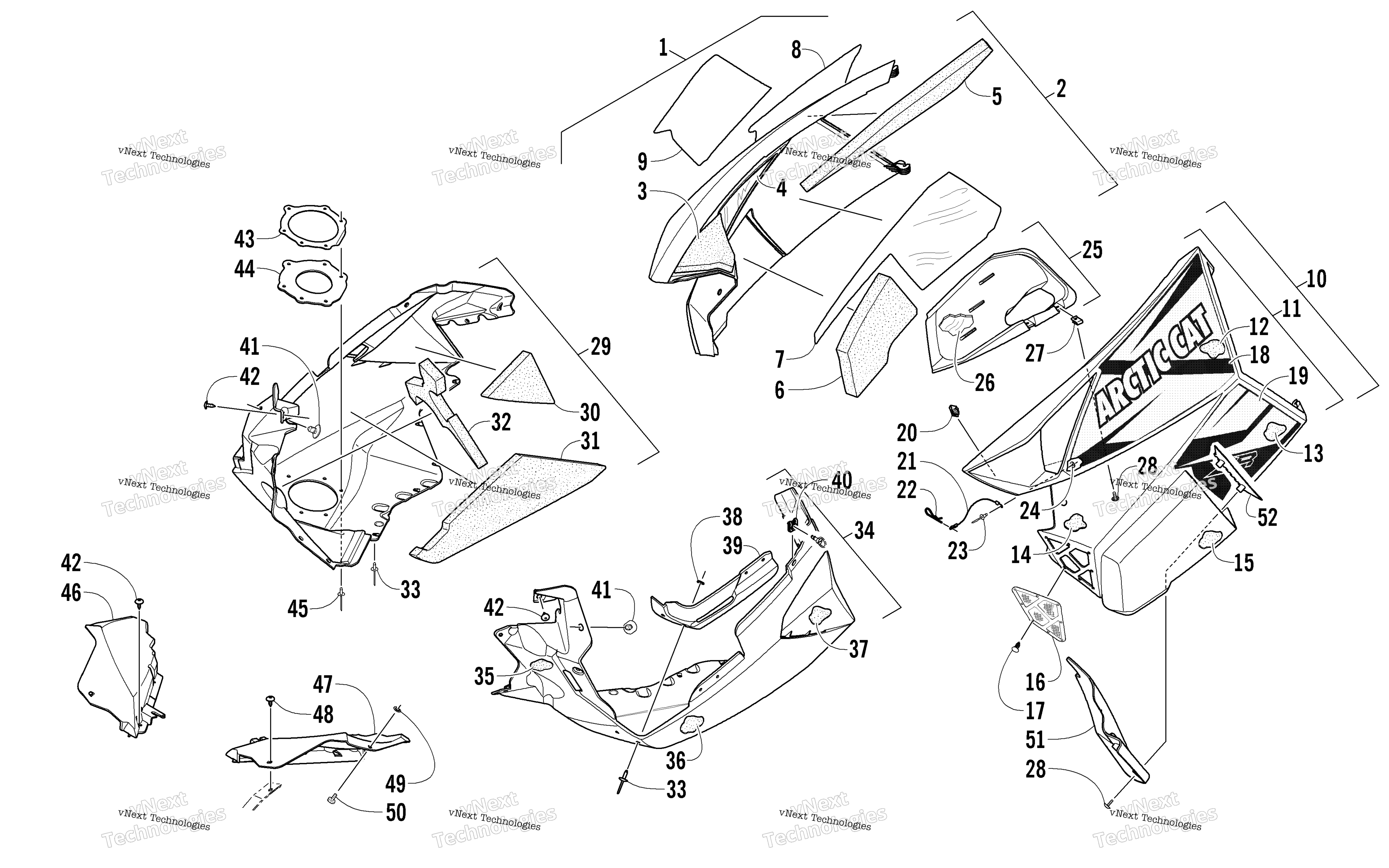 Skid Plate и Side панель узел