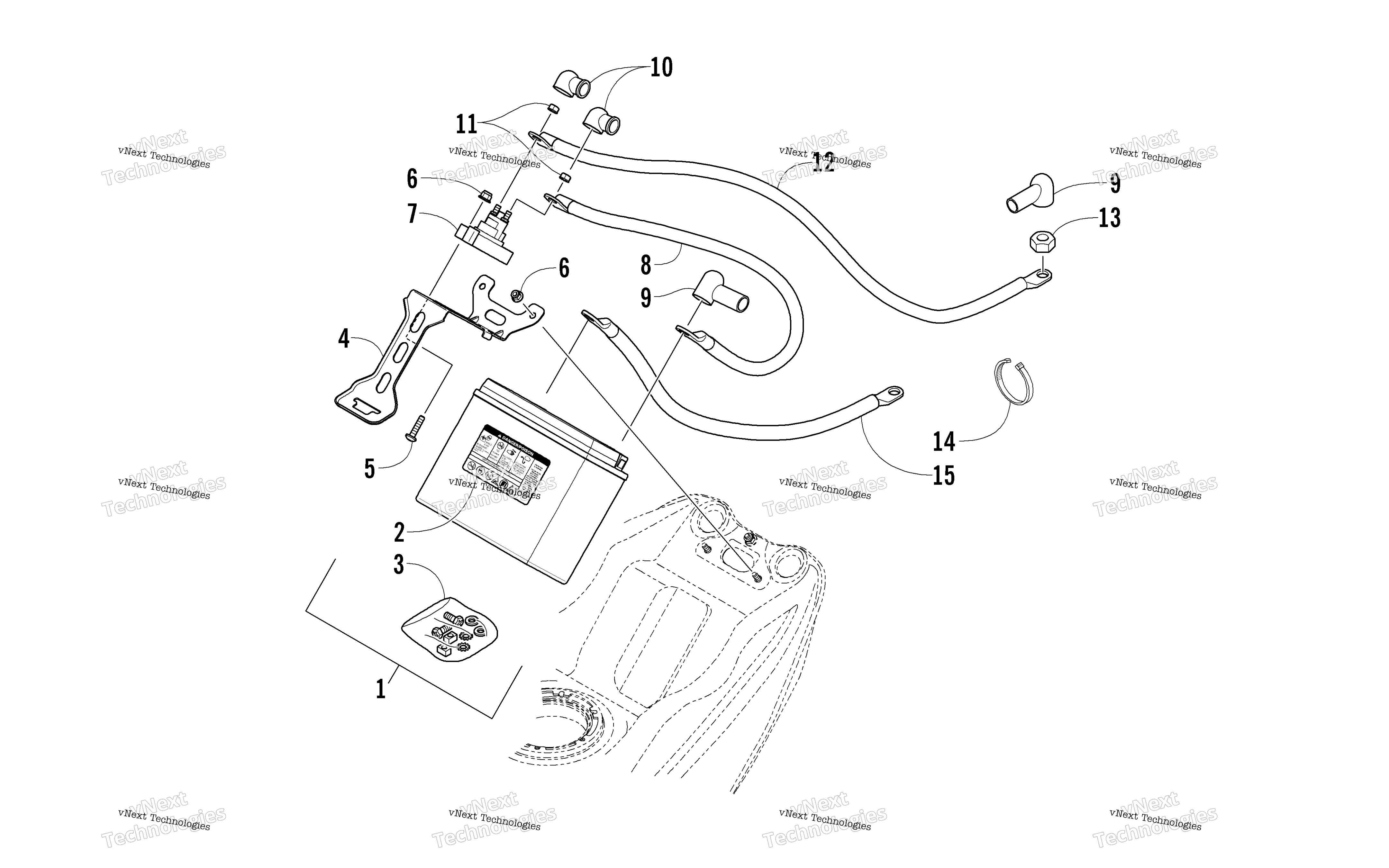 Аккумулятор And Tray Assembly