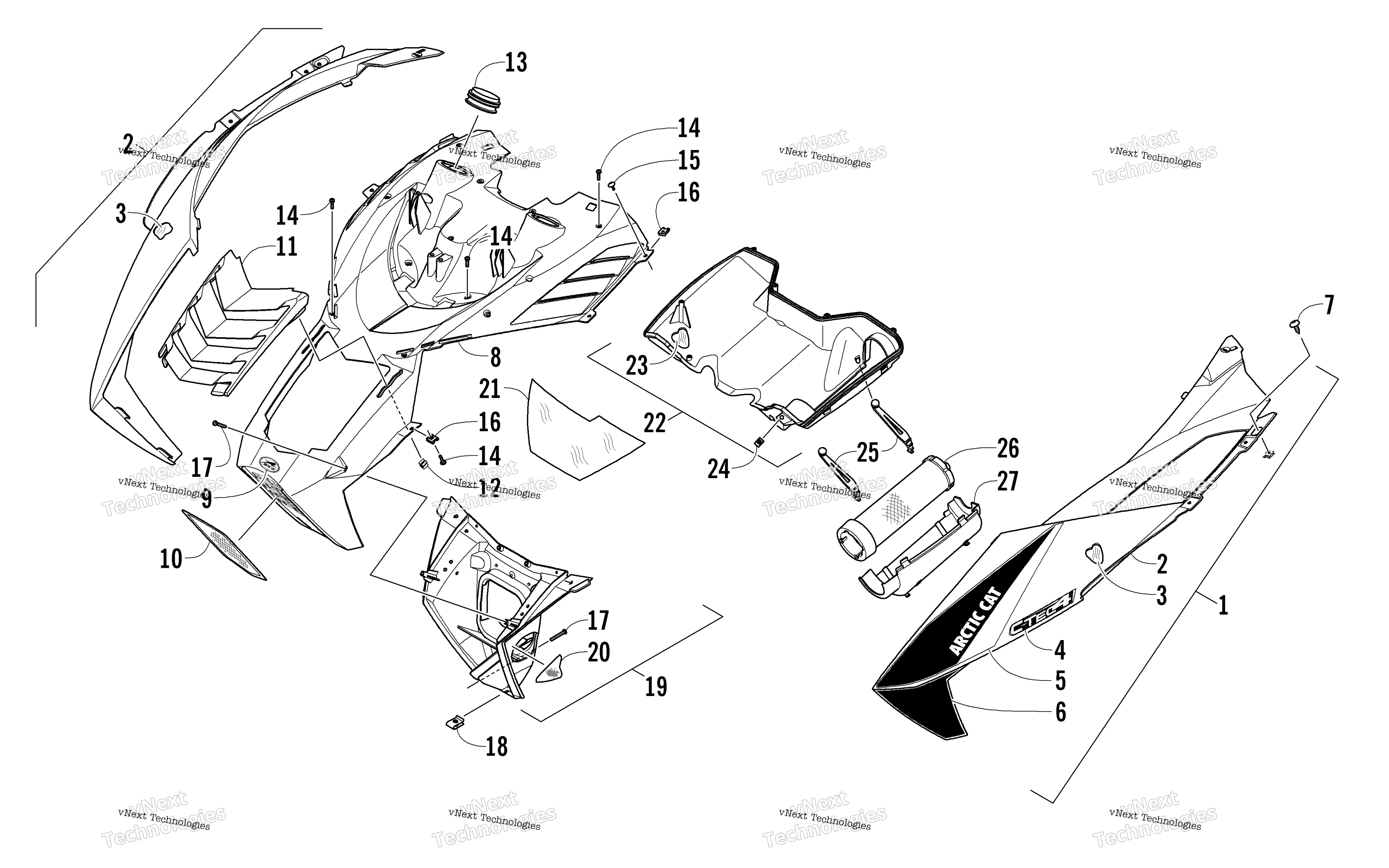Капот And Air Intake Assembly