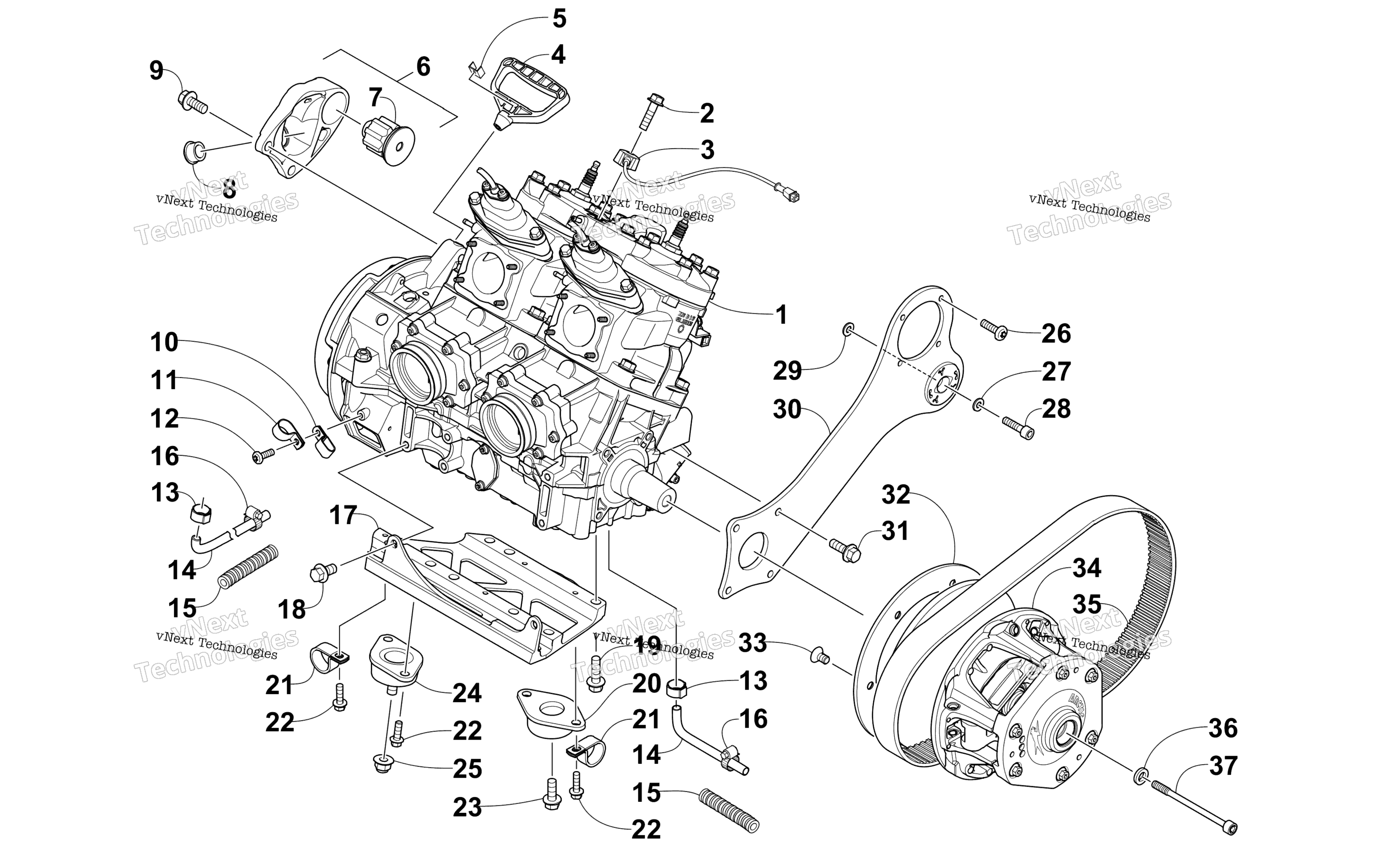 Двигатель And Related Parts