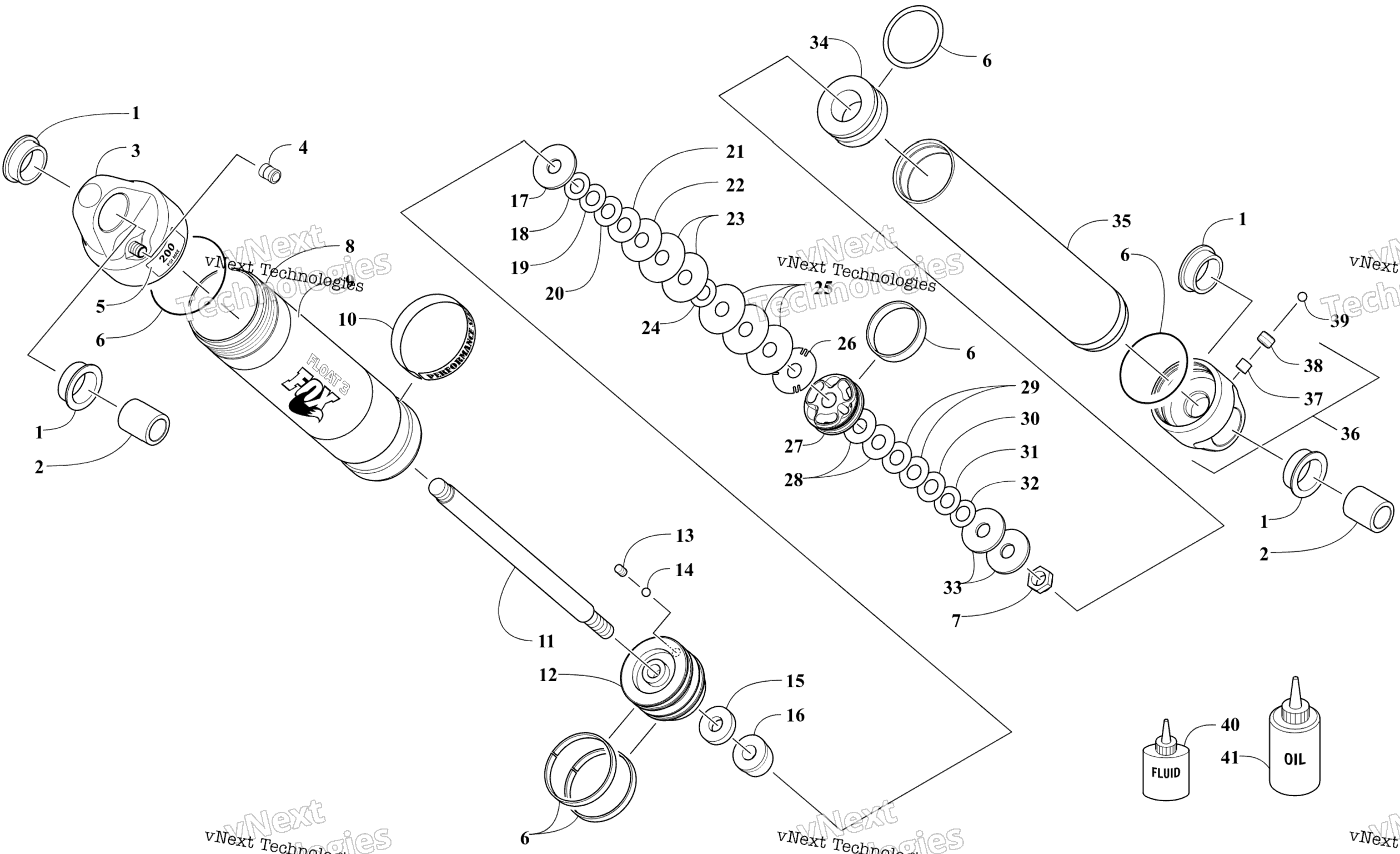 Задняя часть Suspension Rear Arm Shock Absorber