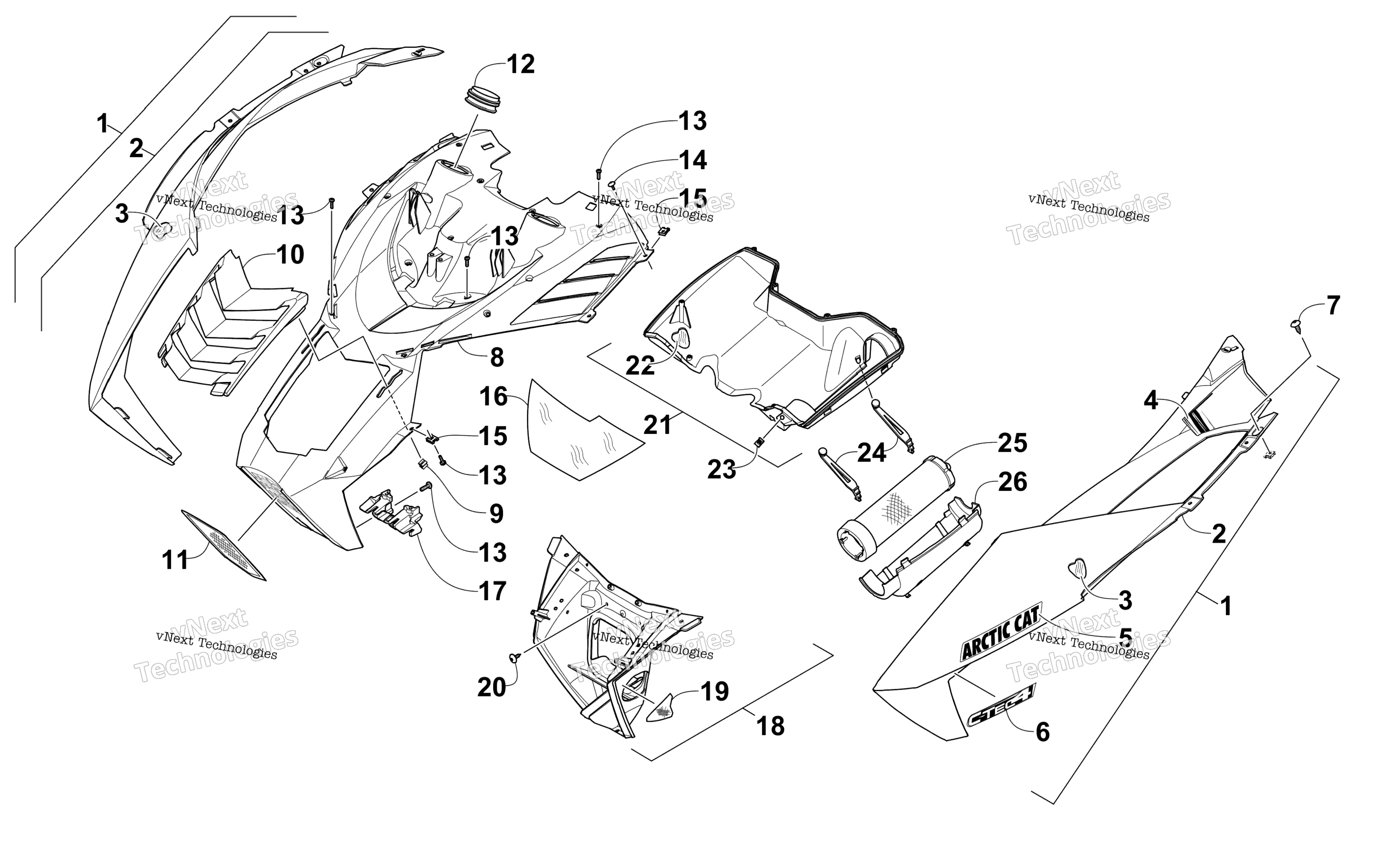 Капот And Air Intake Assembly