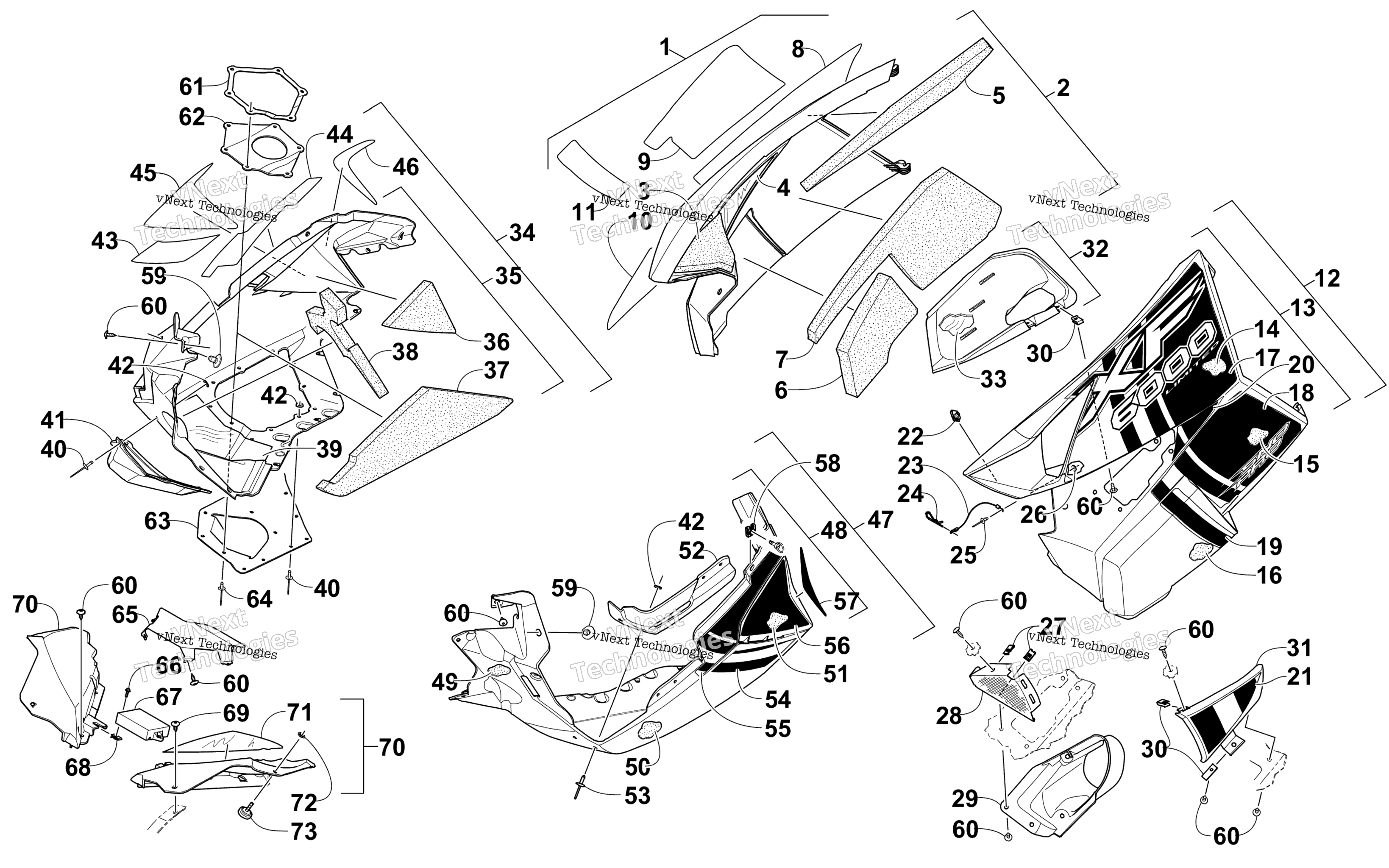 Skid Plate и Side панель узел