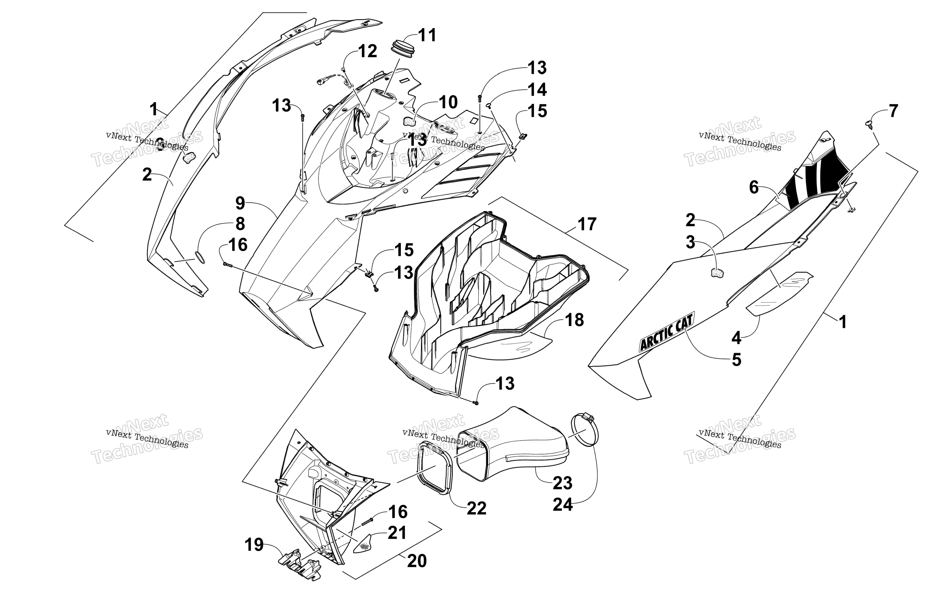 Капот And Air Intake Assembly