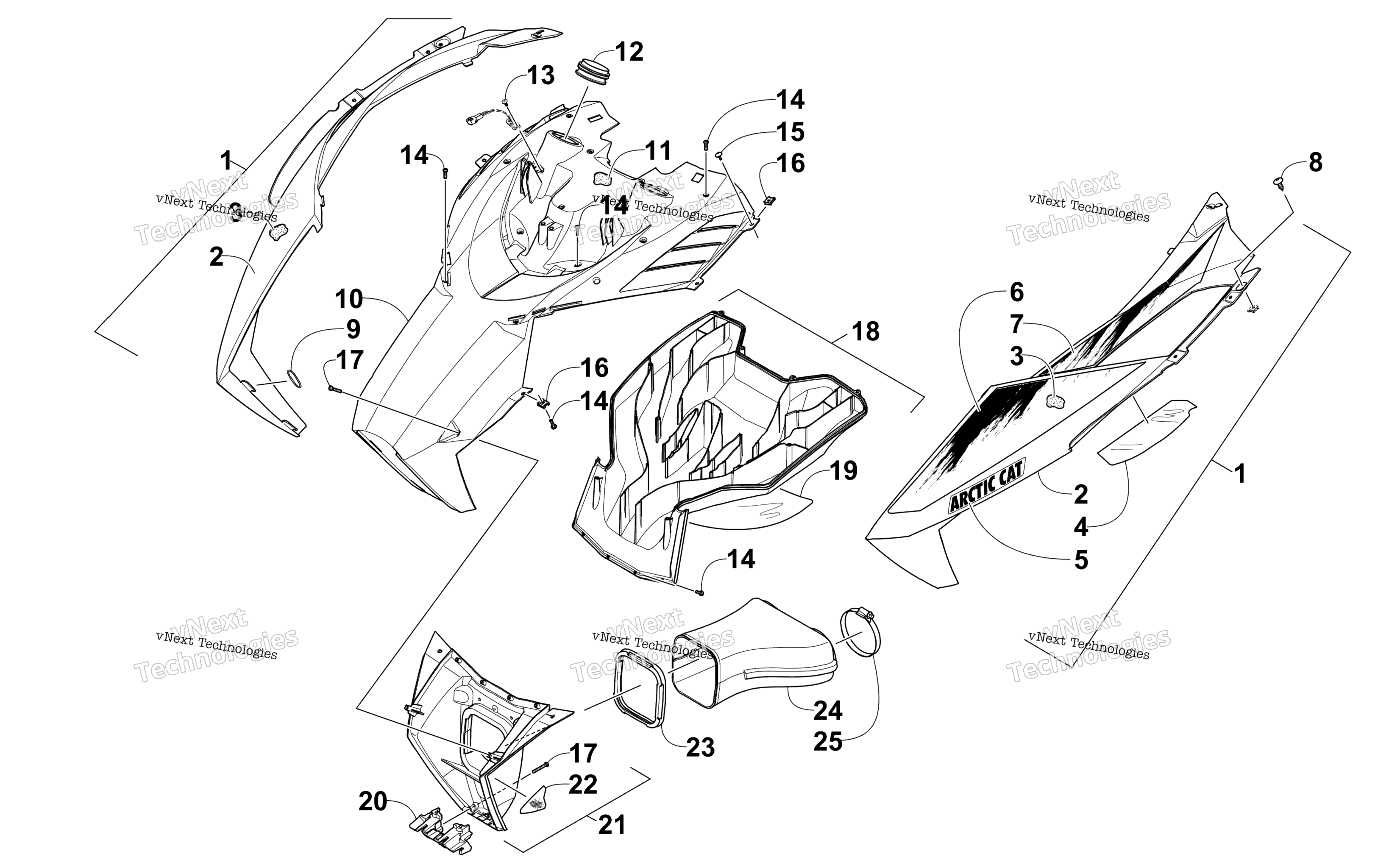 Капот And Air Intake Assembly