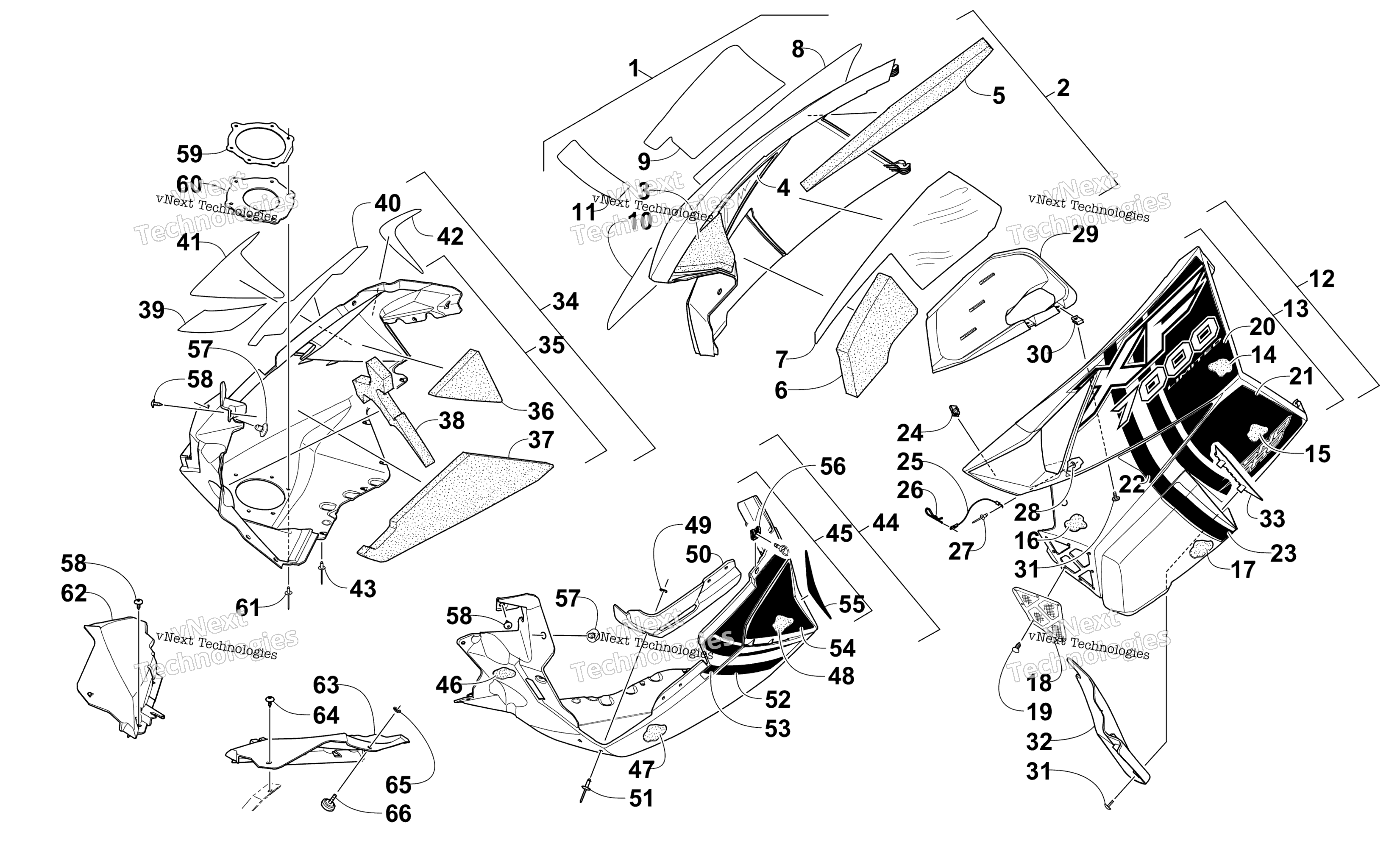 Skid Plate и Side панель узел