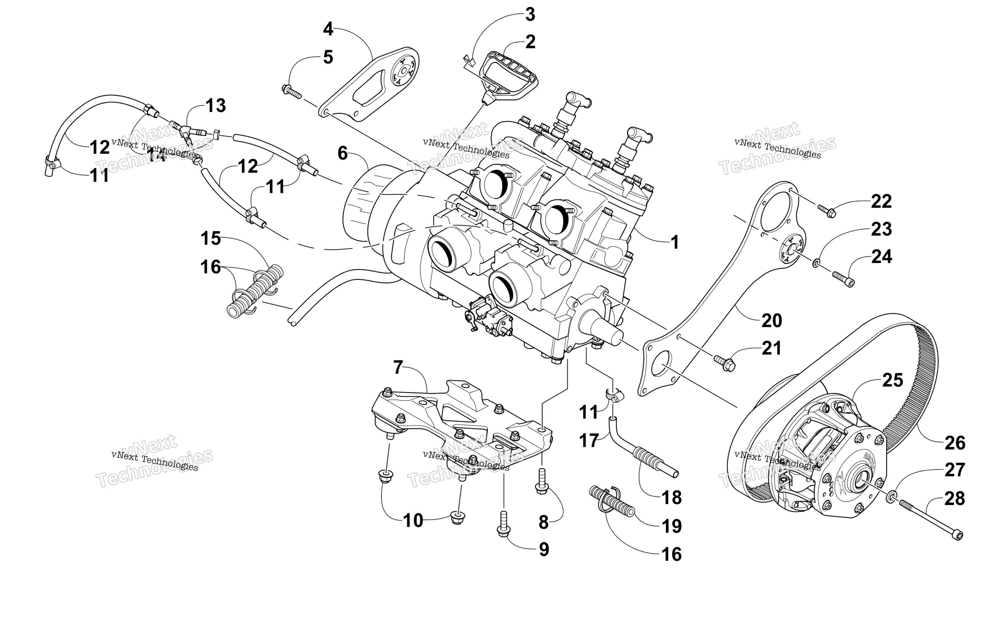 Двигатель And Related Parts
