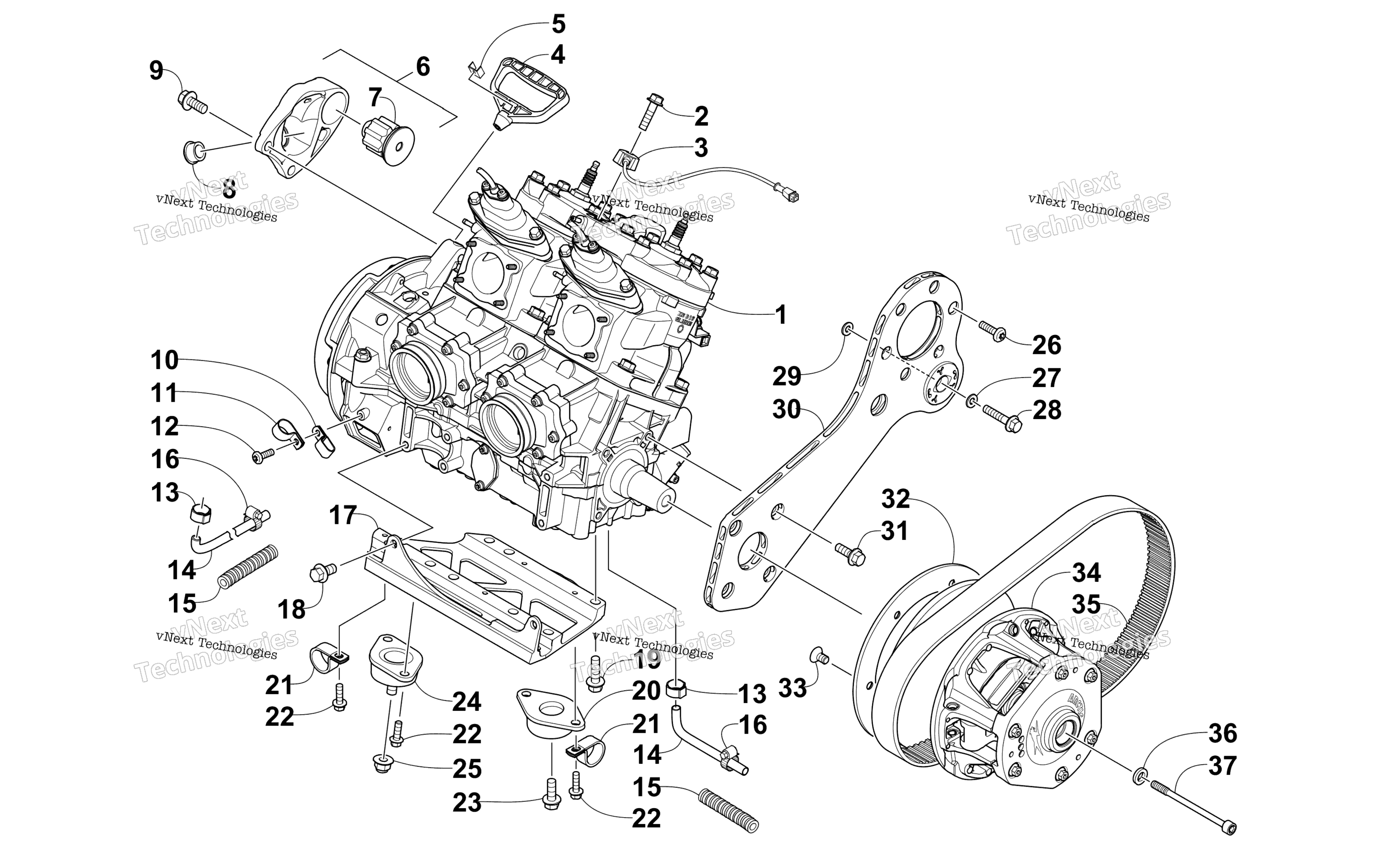 Двигатель And Related Parts