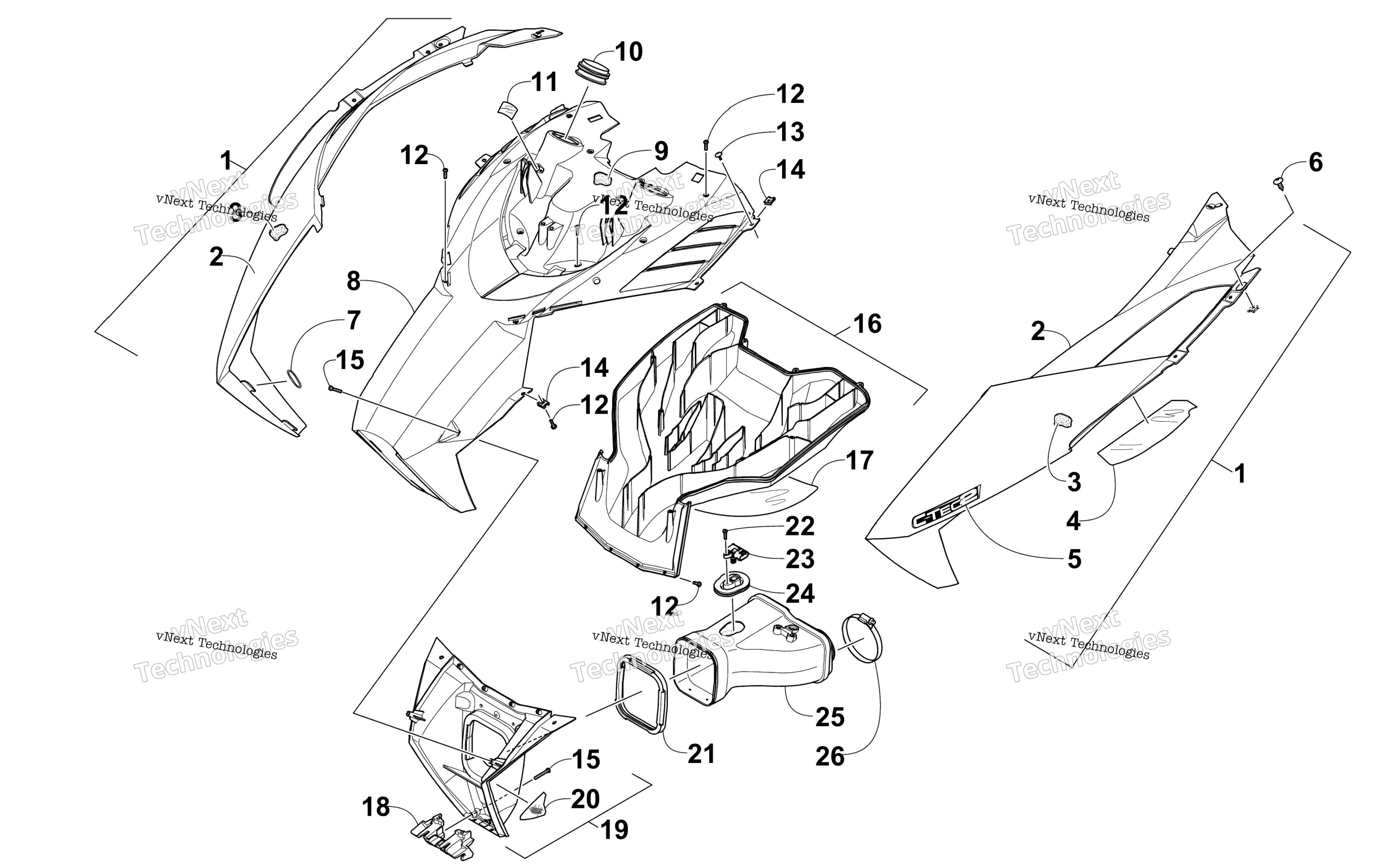 Капот And Air Intake Assembly