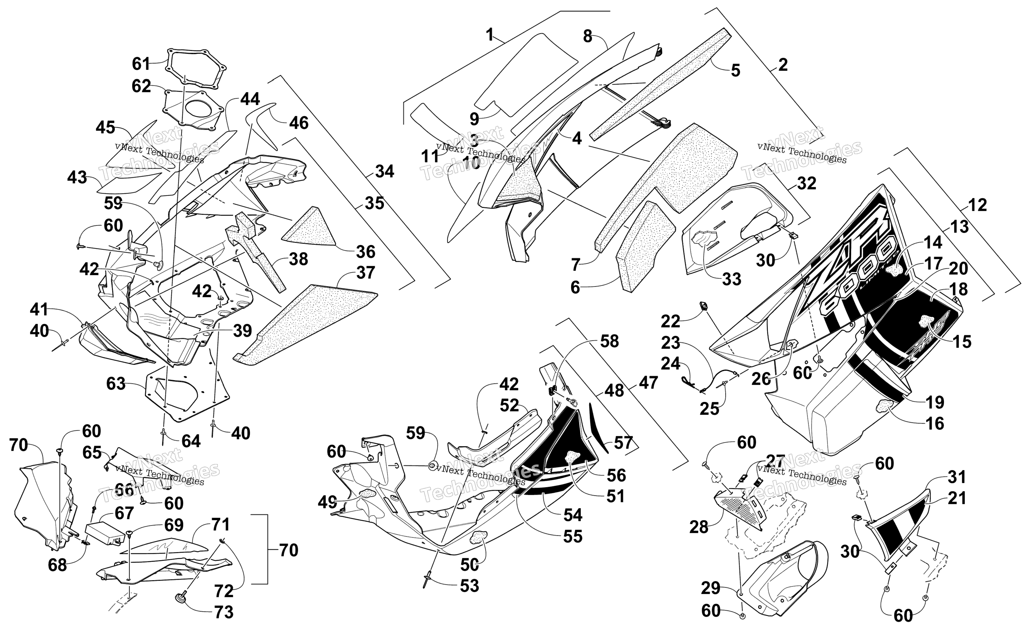Skid Plate и Side панель узел